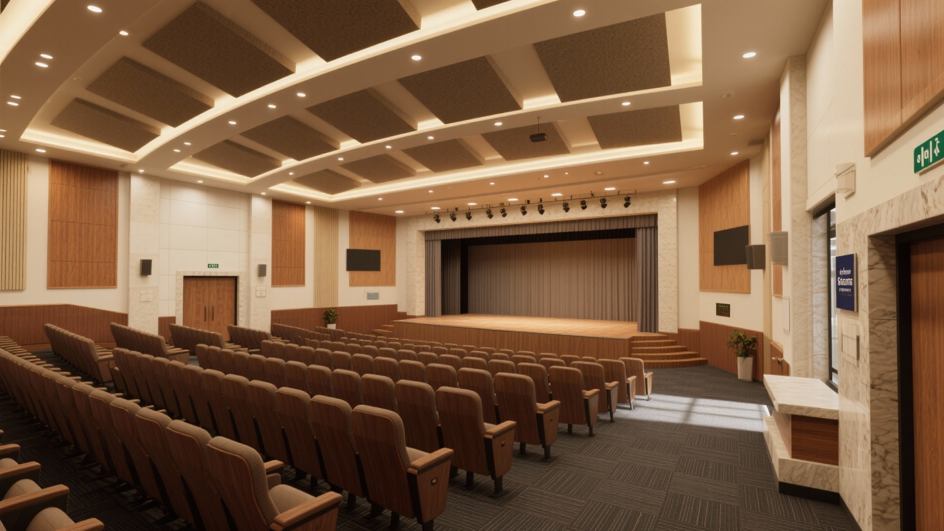 Hall Echoing or Too Dark? Multipurpose Hall Design Fix