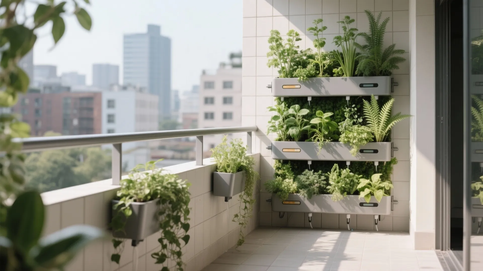 Urban green micro-garden