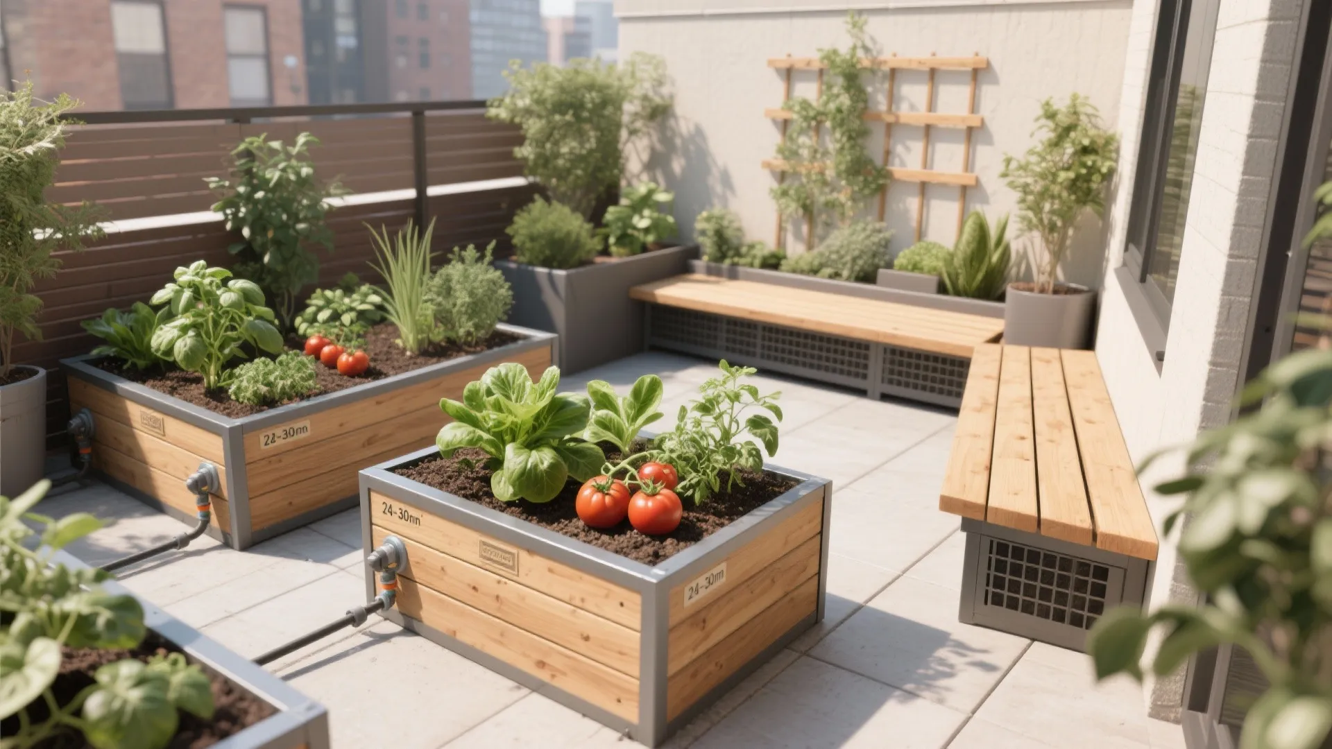 Raised Garden Beds for Small Spaces: Grow More with Less: 1 Minute to Transform Your Balcony or Patio with Smart Raised Beds