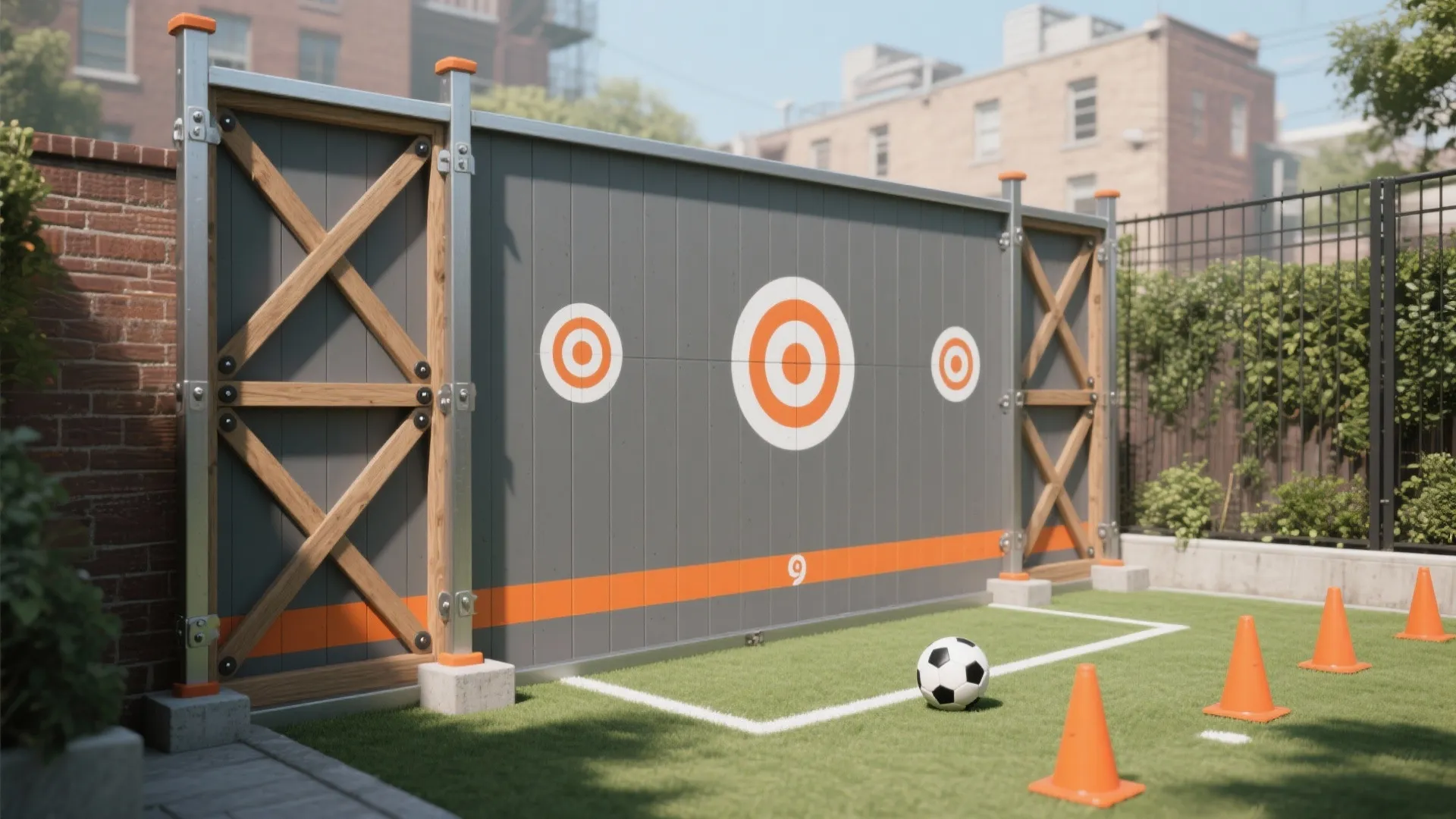 DIY Soccer Rebound Wall: Quick Setup Guide for Any Space: 1 Minute to Build Your Own Soccer Rebound Wall at Home