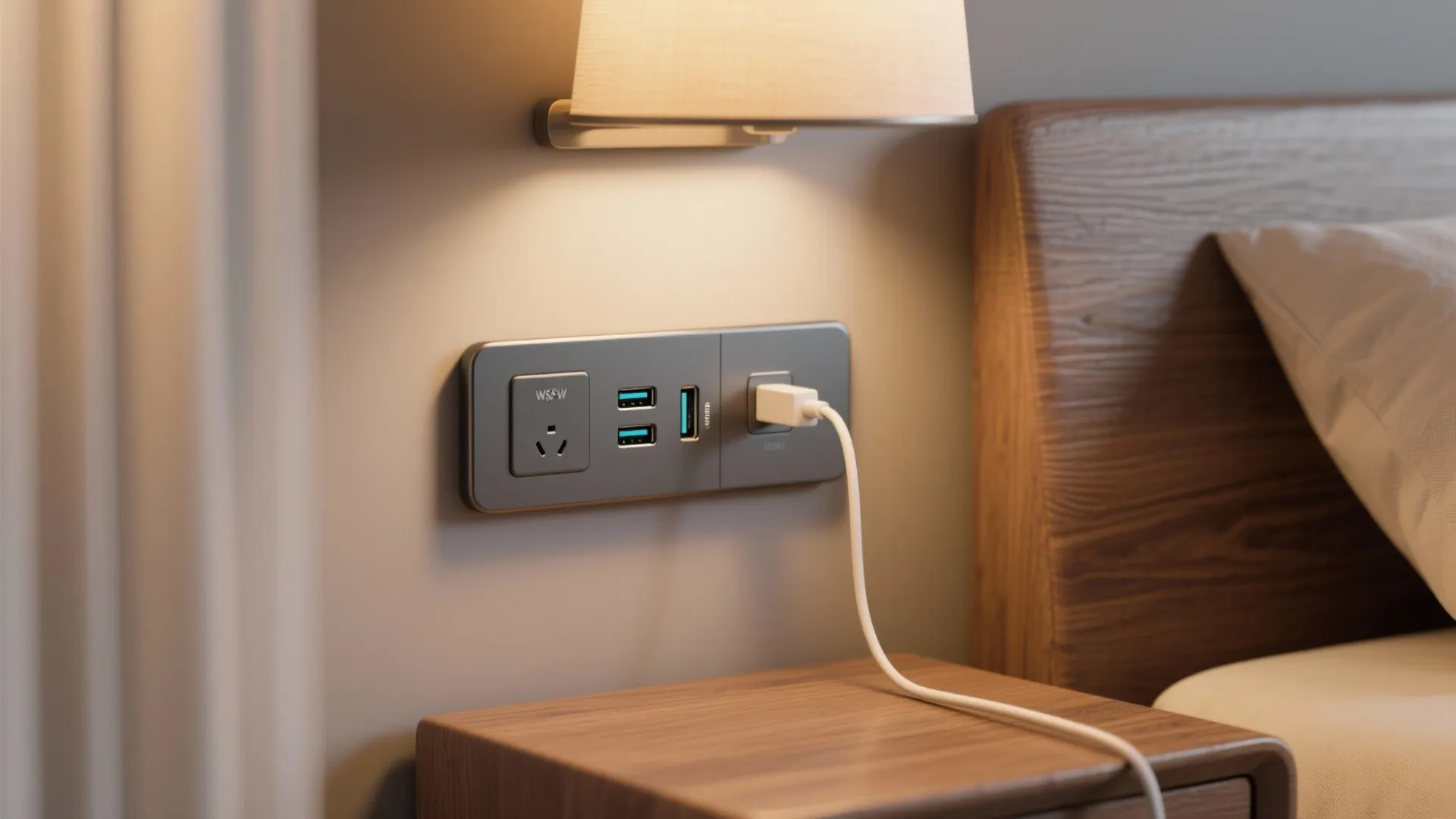 5. Flush-mount bracket with integrated USB