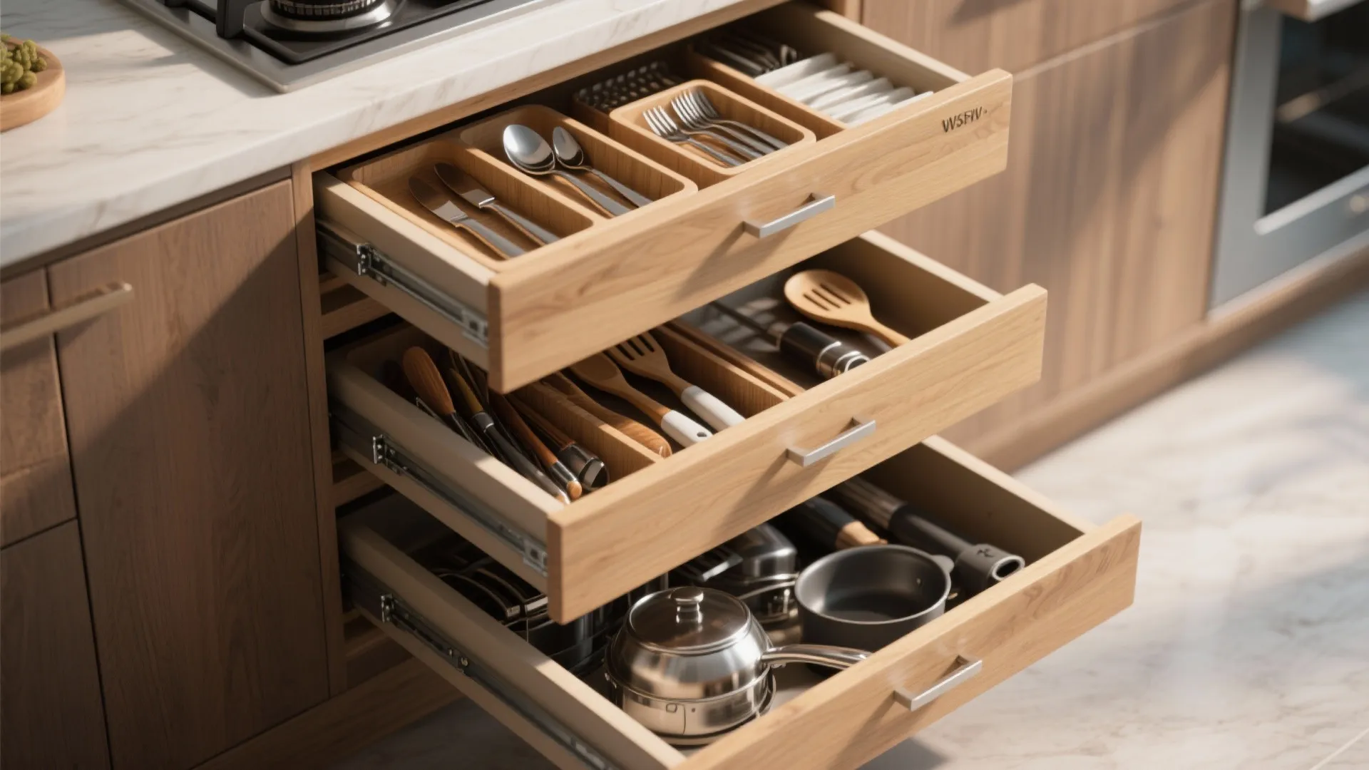 1. Deep-Storage Utensil Hub