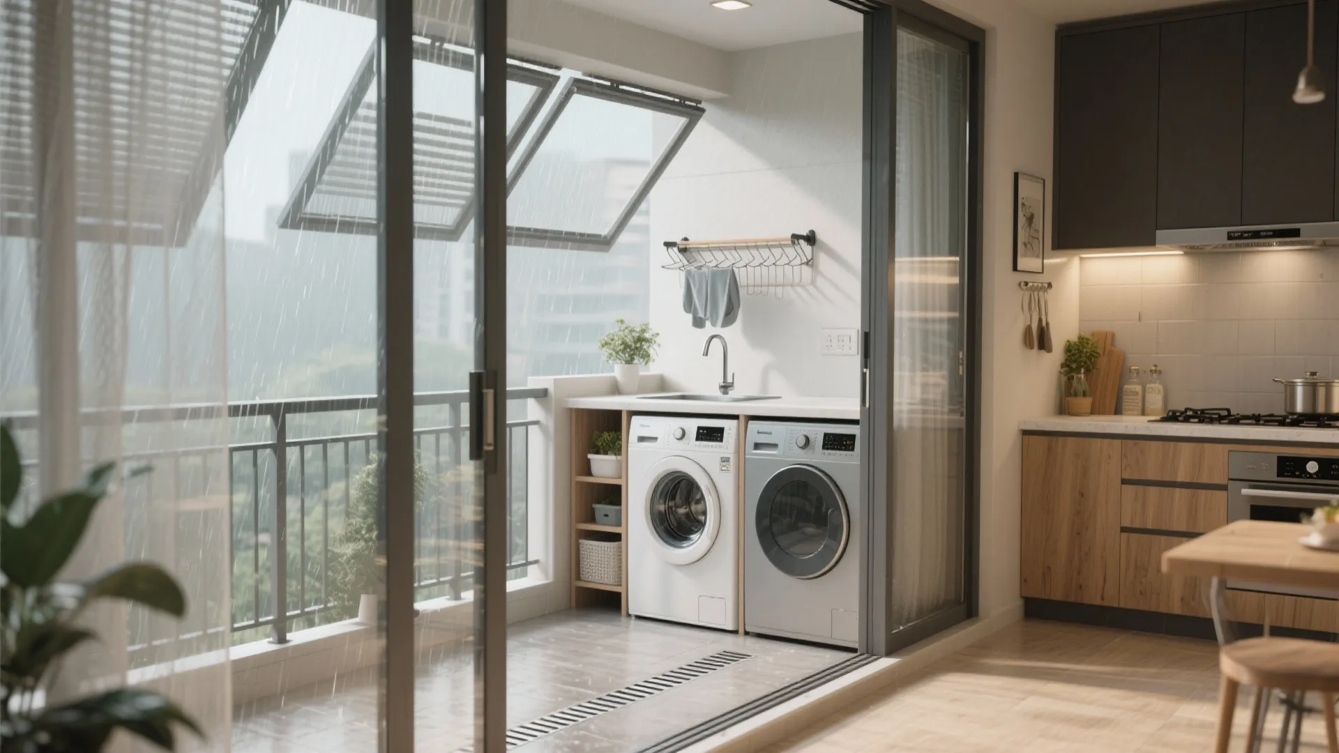 Utility Balcony Integration Without the Clutter