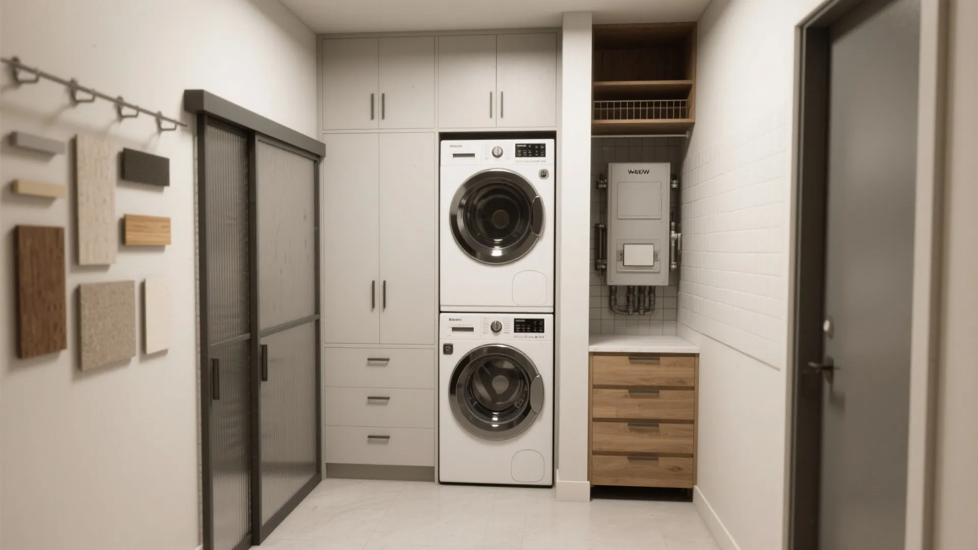 5. Compact utility cores for efficiency