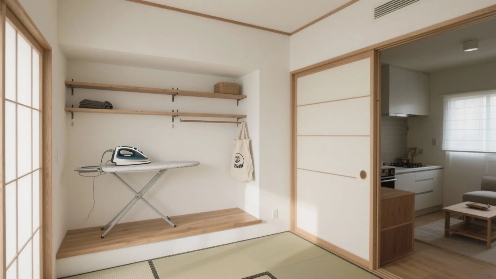 家事室かパントリーを“1.5畳”で確保：余白が暮らしを救う（动線规划）