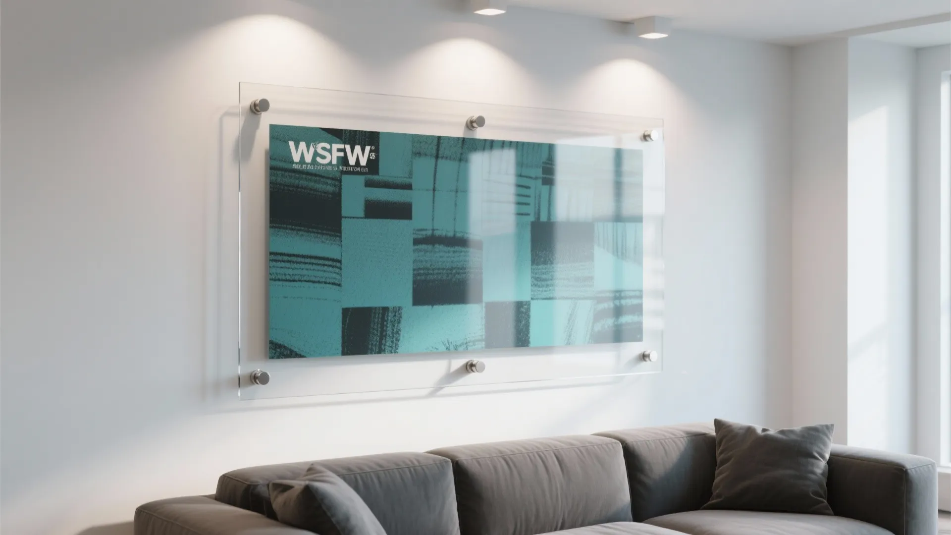 Idea 4: UV-Printed Acrylic Art Wall