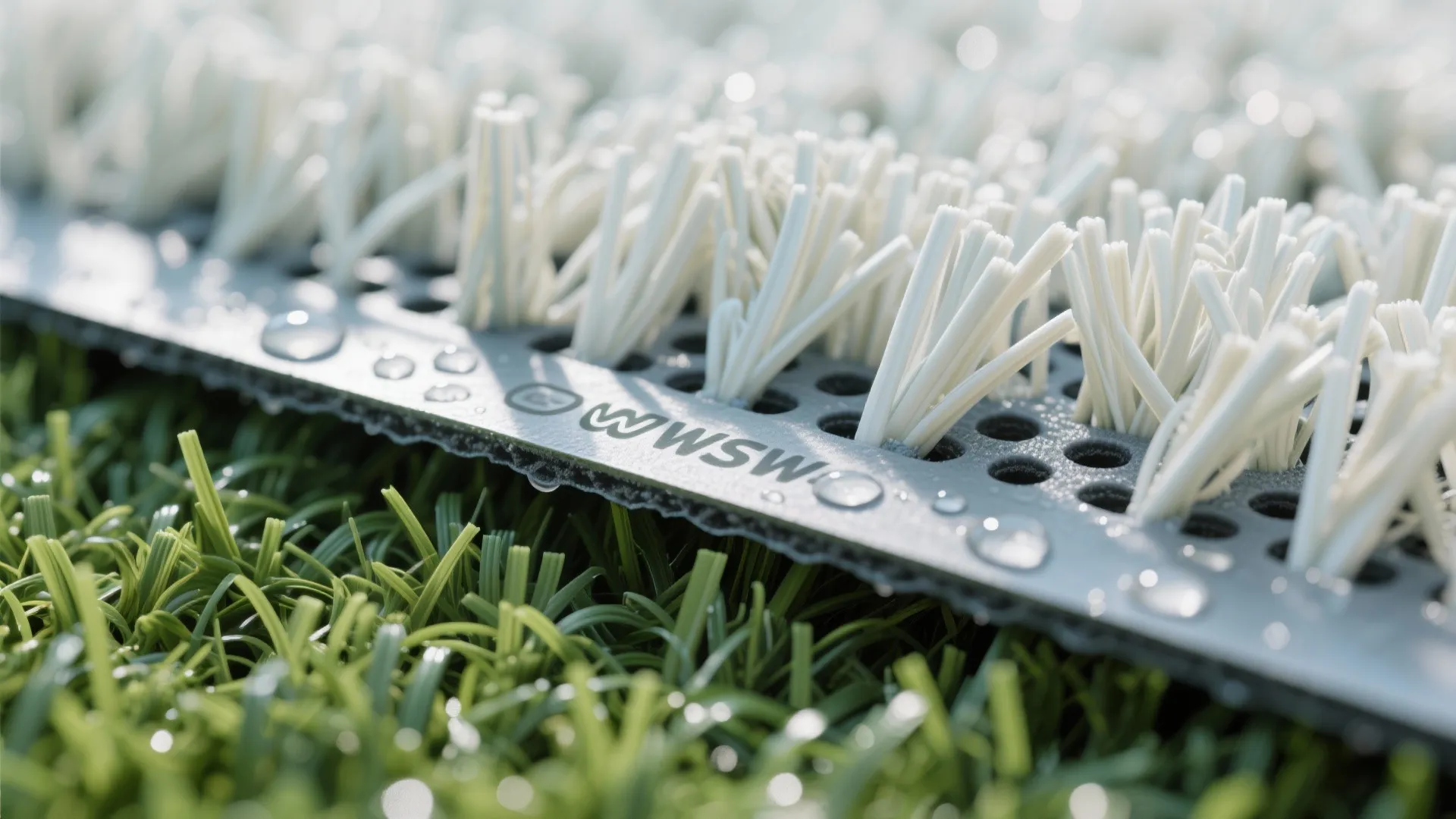 Maintenance-smart: UV-stable turf, rinse routine, and edges