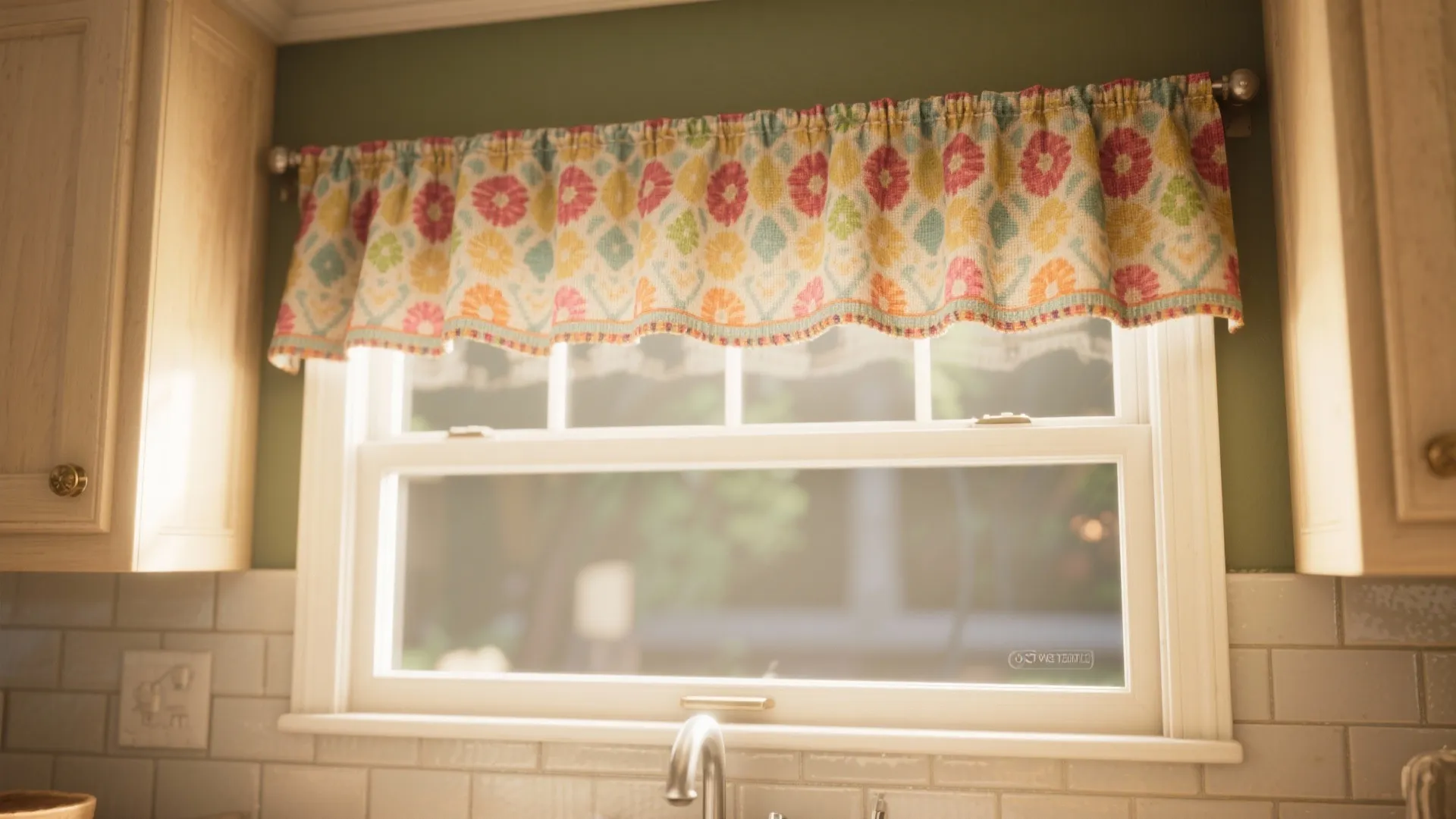 4. Valances and Short Swags: Style without blocking views