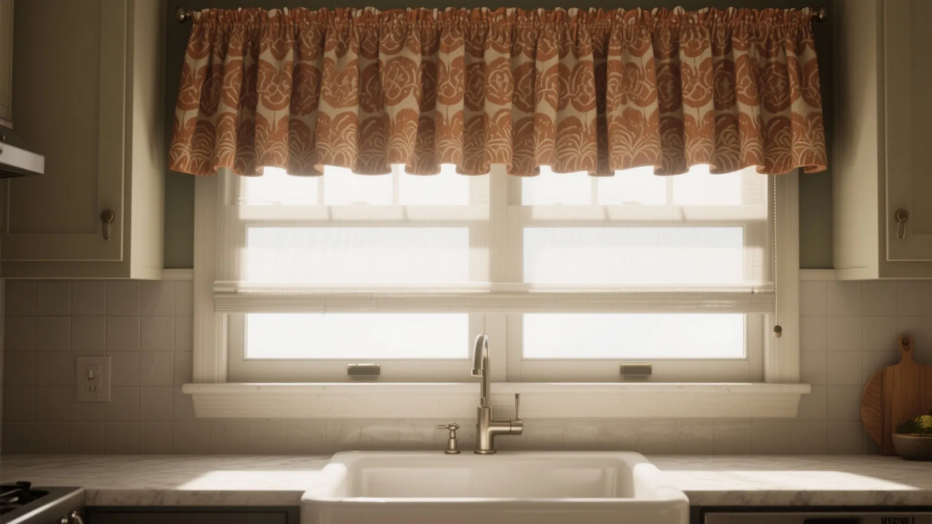 Valances with Under-shade: Decorative top, functional base