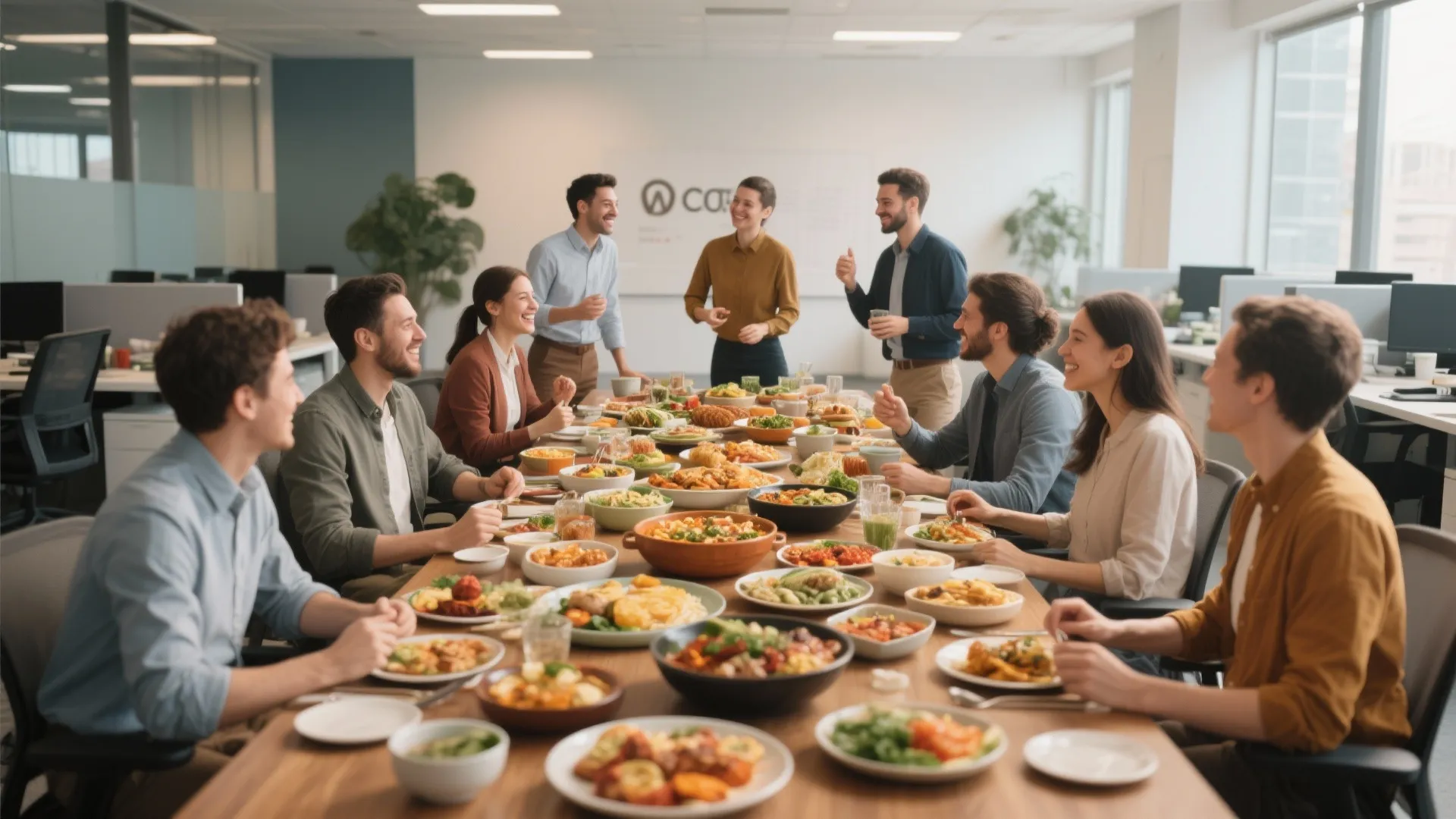 7. Lunchtime Potluck