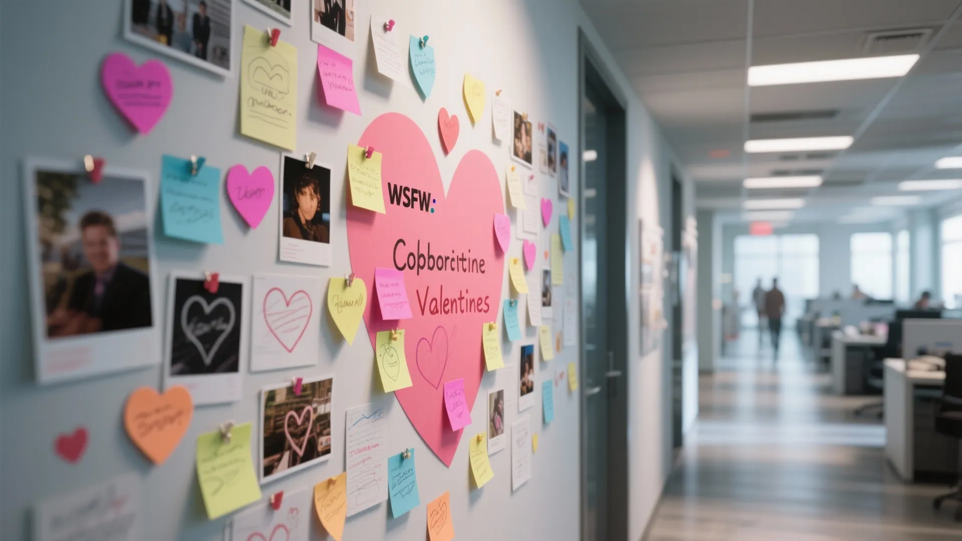 4. Collaborative Valentine Wall
