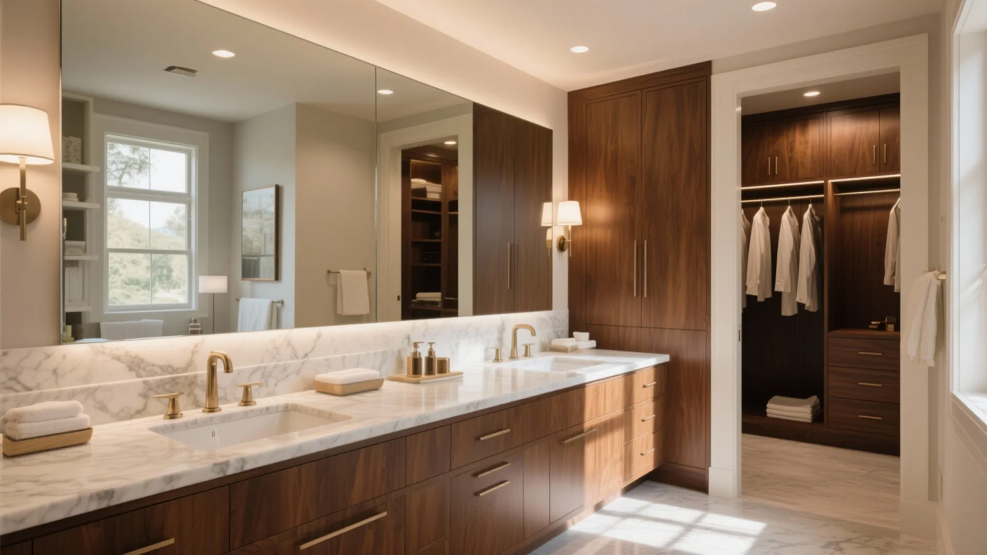 5. Vanity-Connected Closet