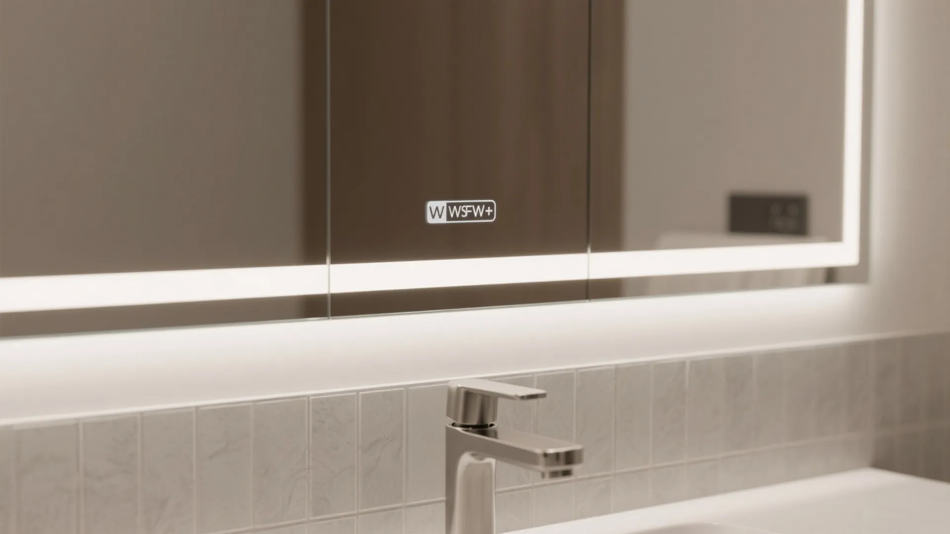 2) Vanity drop panel with precise task lighting