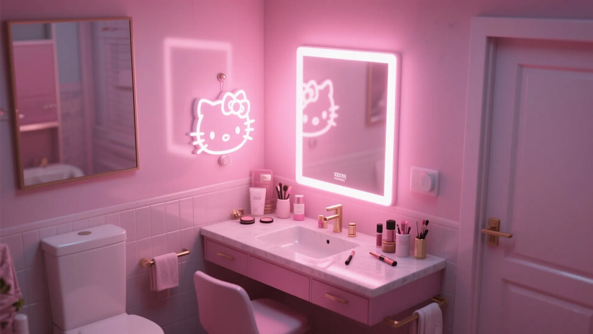 4. Themed Vanity Glow