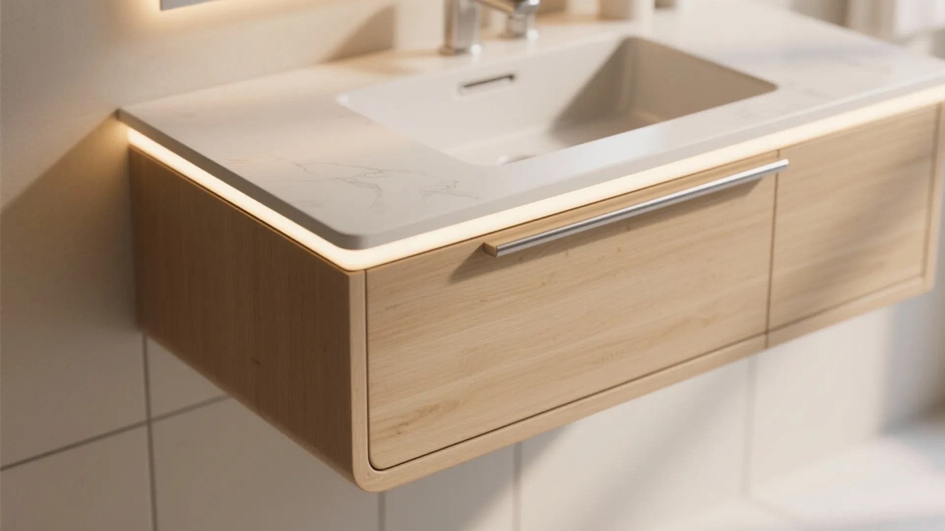 Wall-Mounted Vanity And Floating Fixtures
