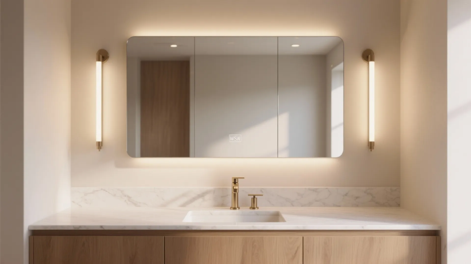 Layered Vanity Lighting That Flatters