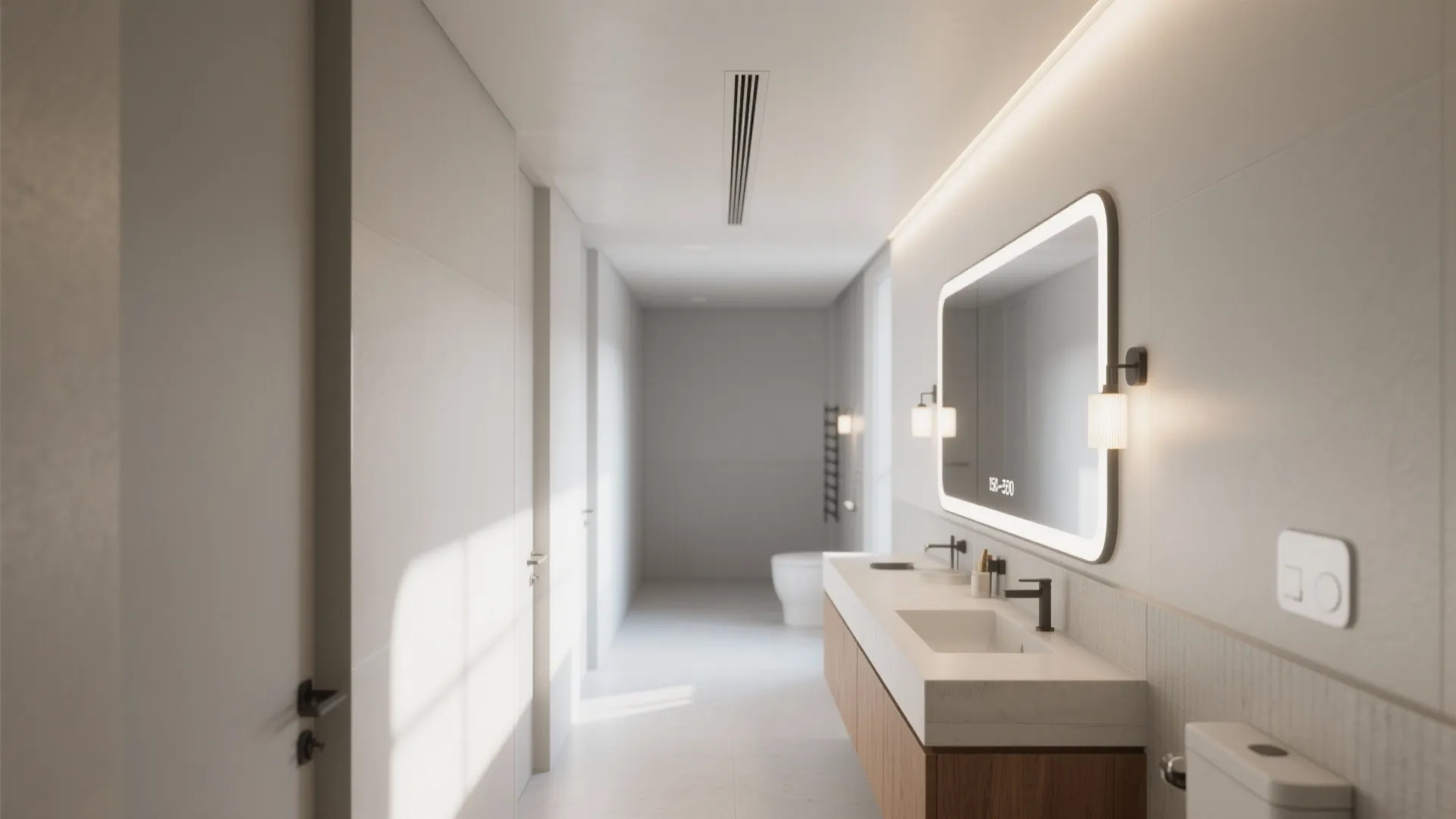 Floating Raft over the Vanity