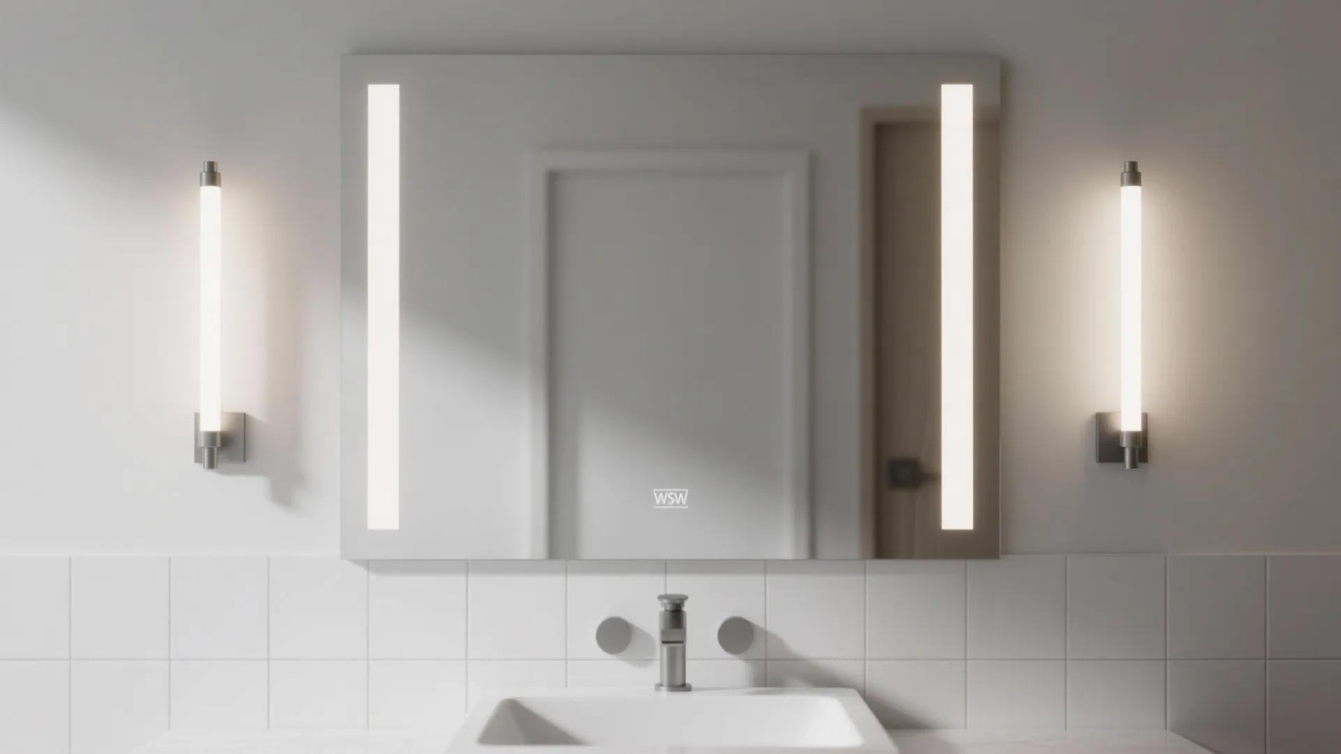 Flattering bathroom vanity wall lights