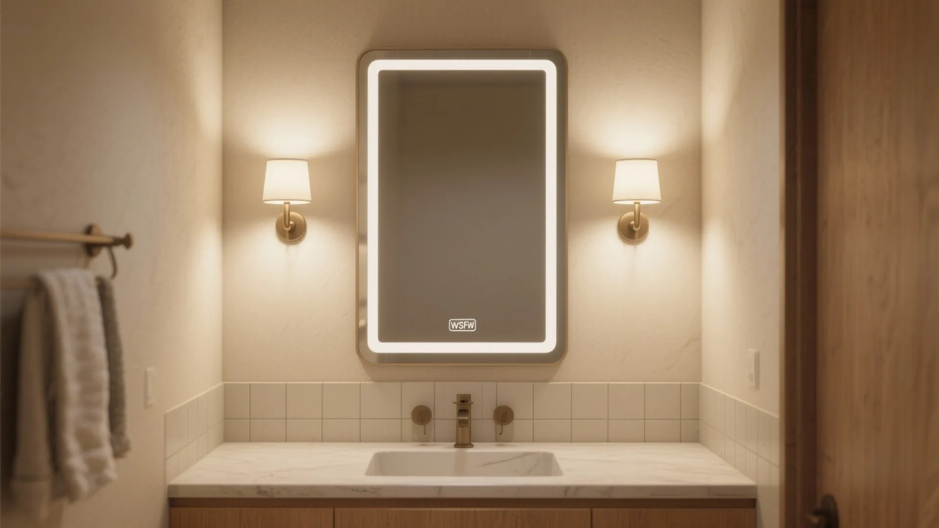 2. Wall-Mounted Vanity Sconces