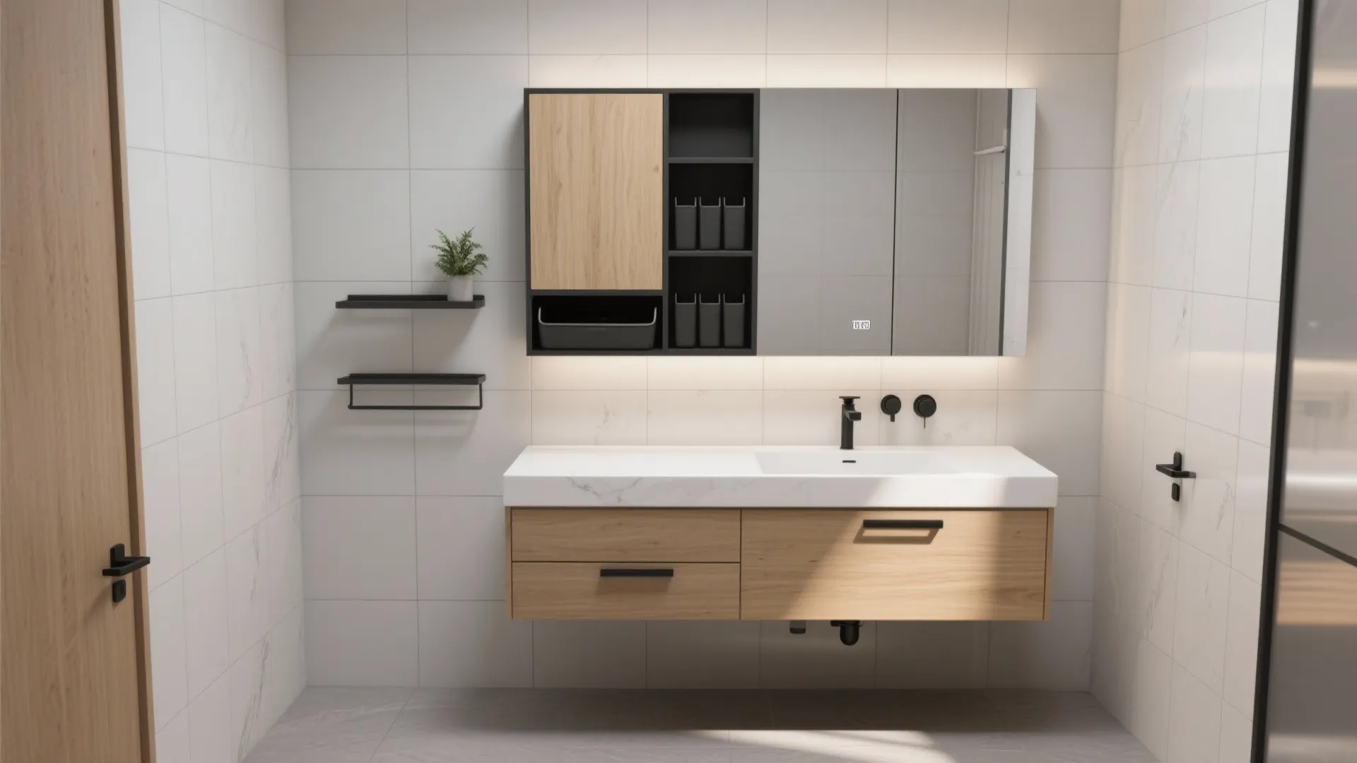 Modular Vanity With Integrated Storage