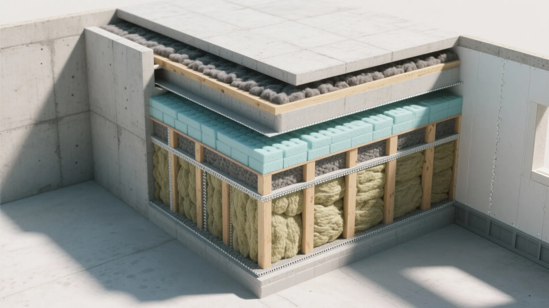 Vapor‑open insulated wall assembly