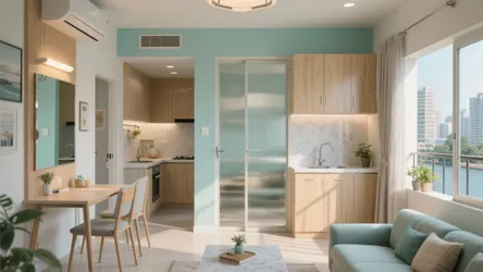 1 BHK Flat in Navi Mumbai Vashi: 5 Smart Design Ideas