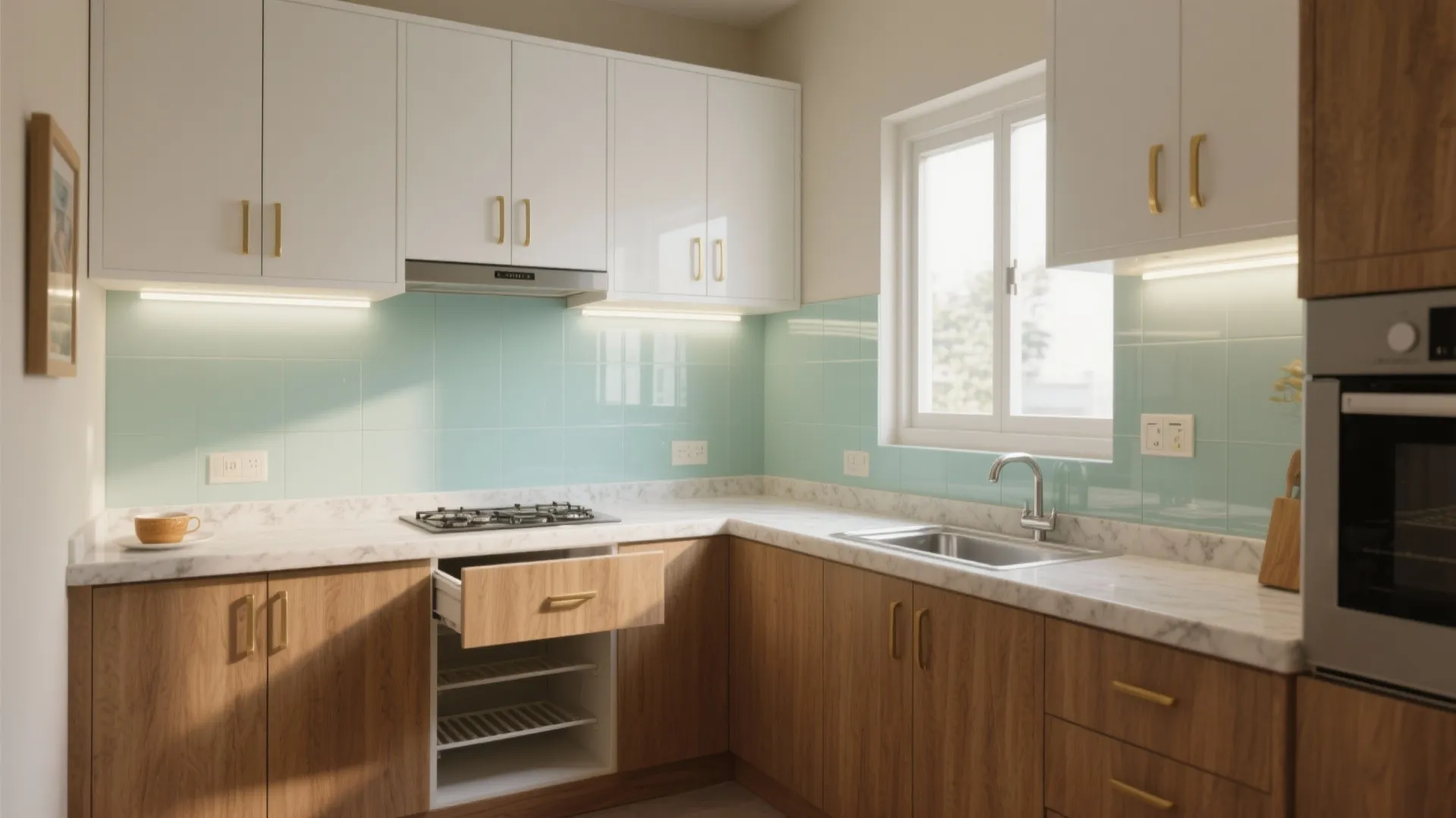 1 BHK Flat Vashi: 5 Smart Kitchen Design Ideas: Small-space, big impact—my field-tested tips for 1 BHK kitchens in Vashi