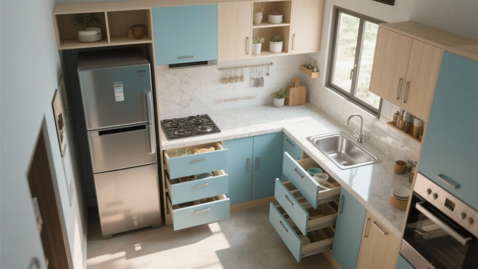 Modular kitchen planning for compact 3 BHKs