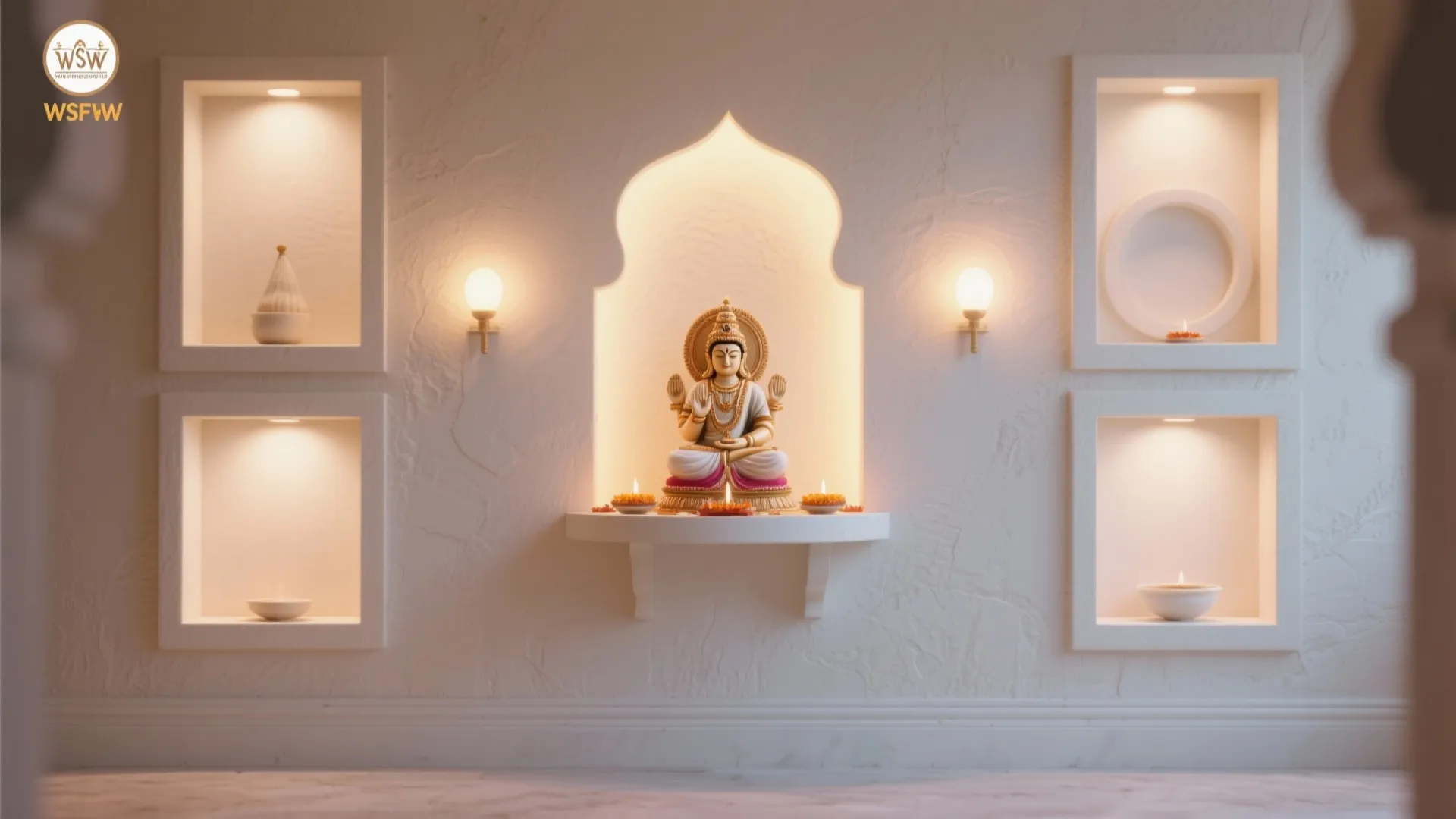 Vastu-Friendly Calm: Light Colors, Simple Geometry