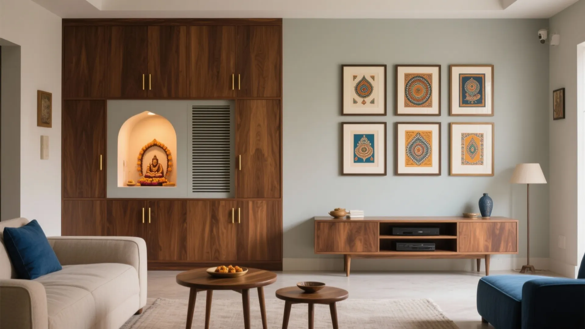 Art, Vastu-Friendly Nooks, and Multipurpose Furniture