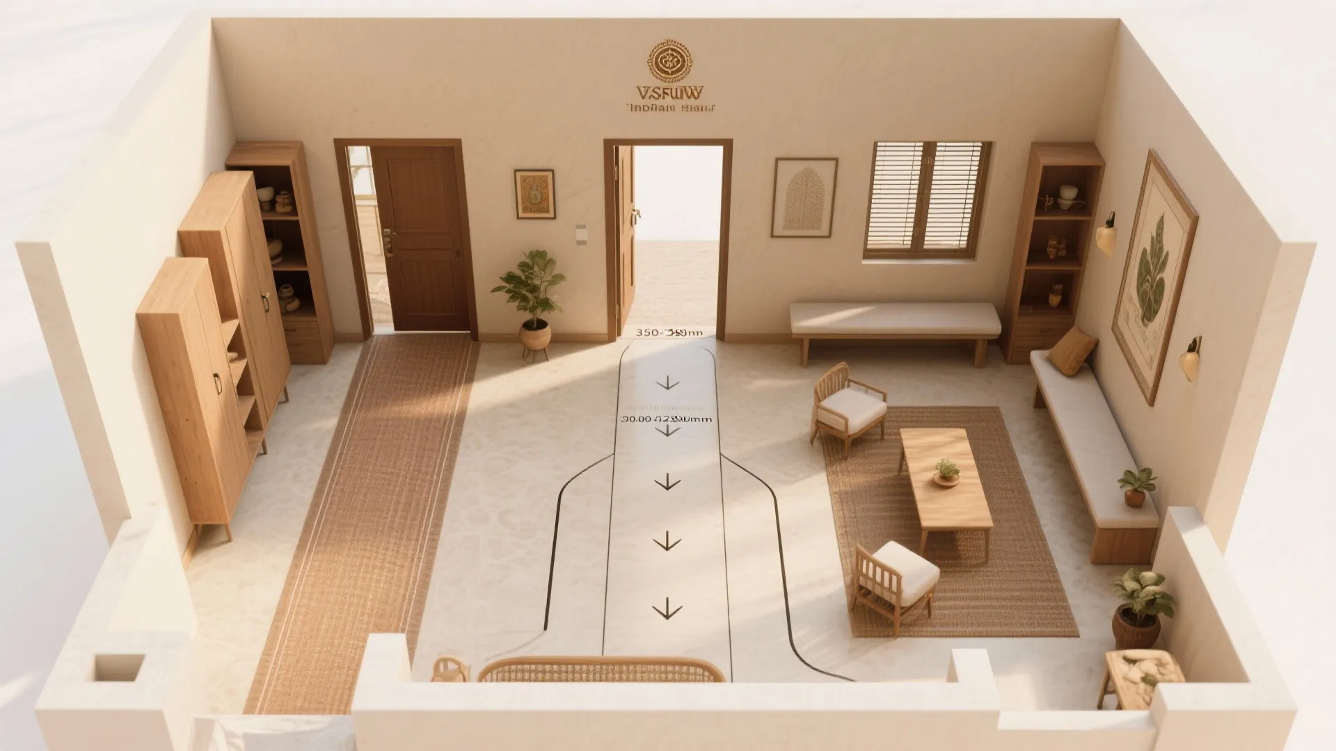 Vastu-Friendly Layout & Circulation