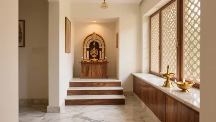 Pooja Room Steps Design as per Vastu: 5 Ideas