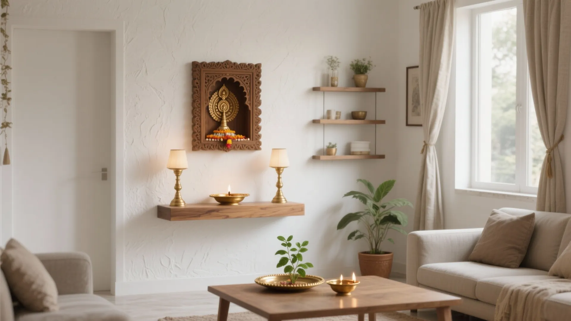 Pooja Room Colour as per Vastu: 5 Proven Ideas: Small spaces spark big creativity—my 5 Vastu-guided pooja room color inspirations with real pros, cons, and practical tips