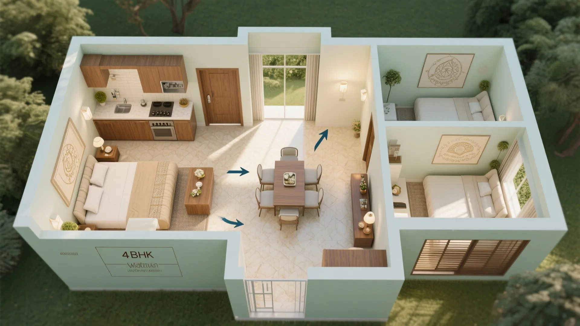 Vastu-aware Zoning with Modern Flow