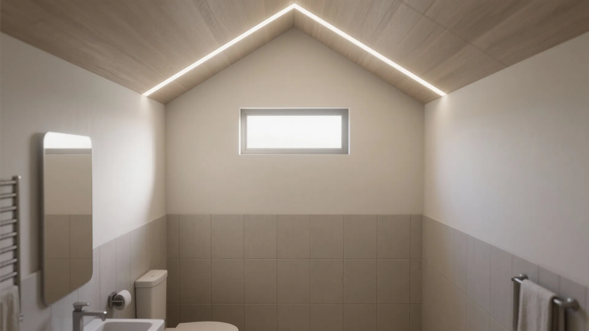 Compact Vaulted Ceilings to Stretch Space