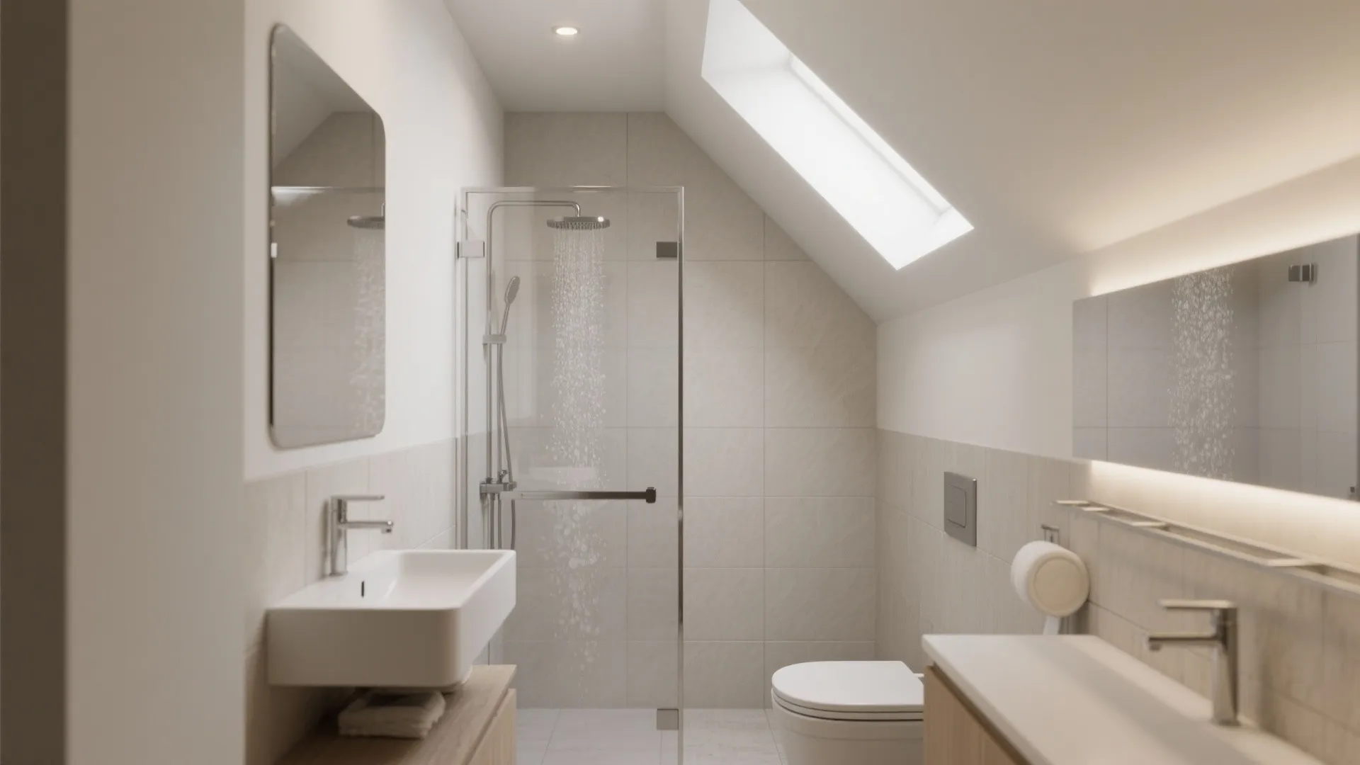 Vaulted or Sloped Ceilings to Expand Volume