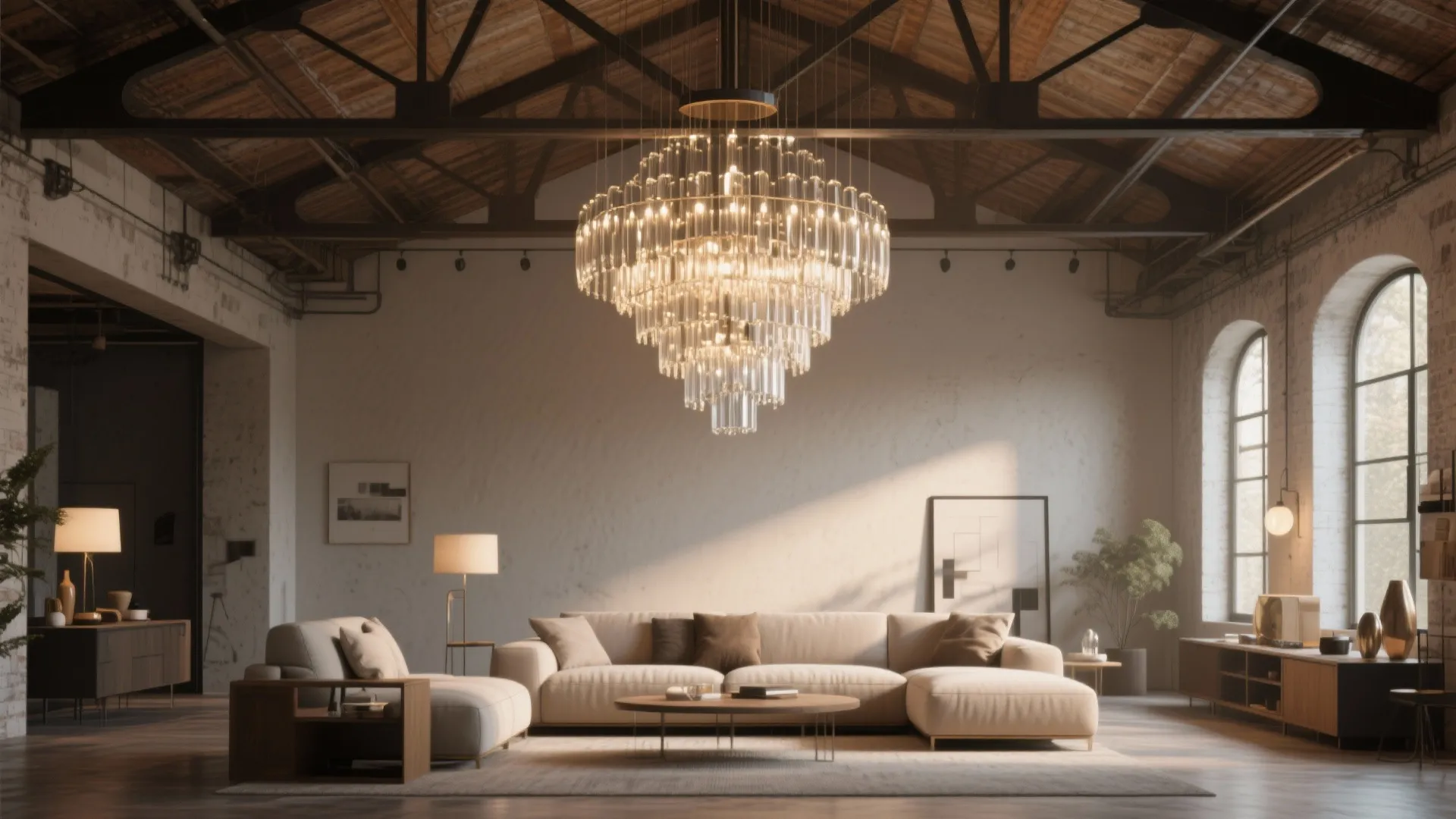 3. Statement Chandeliers as a Focal Point