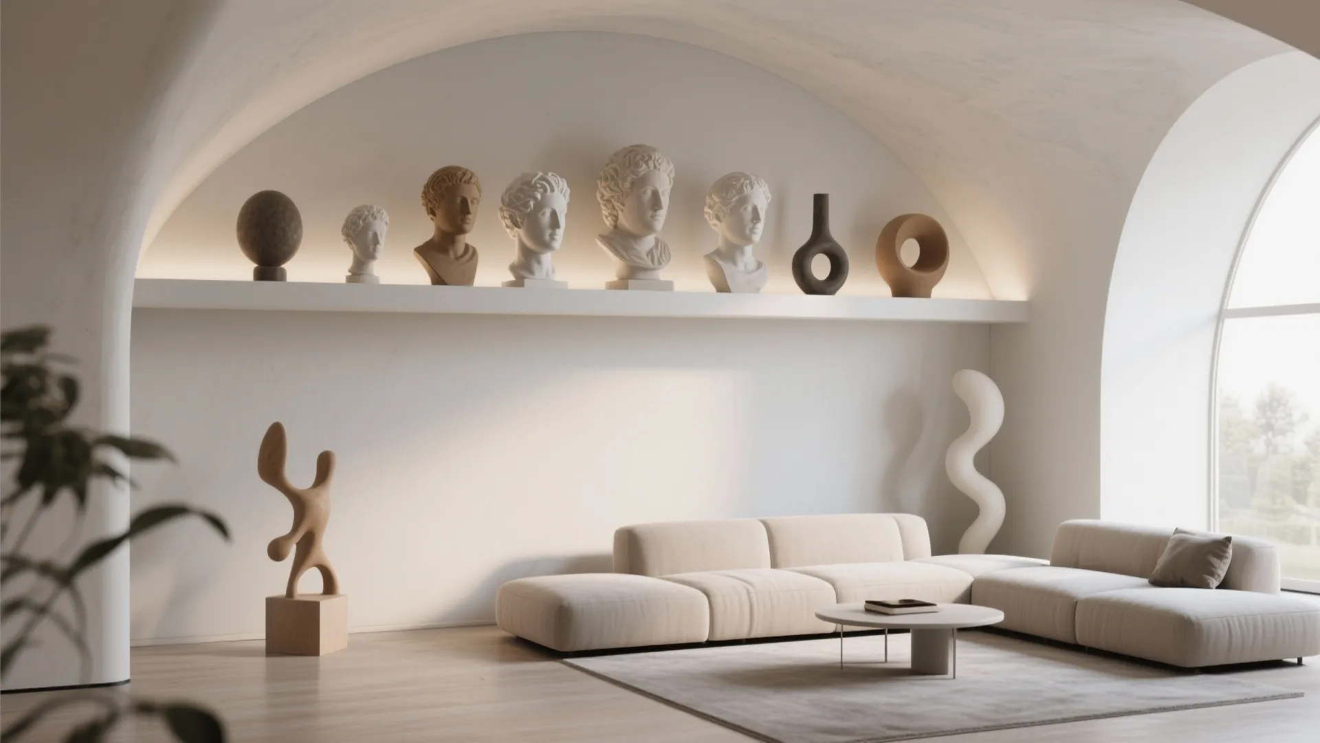 7. Grouped Sculptural Pieces