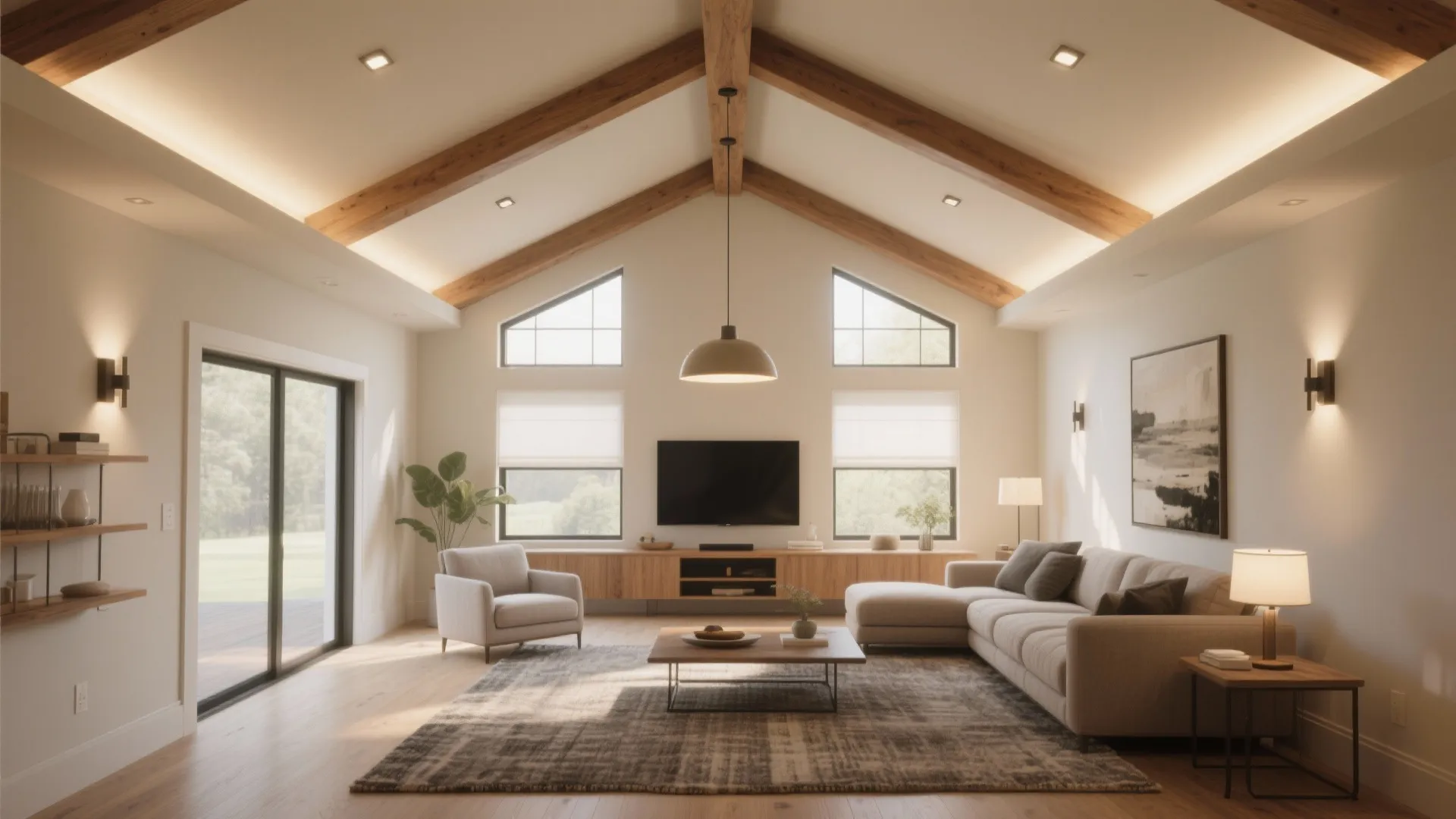 Vaulted Ceiling Lighting: 5 Smart Ideas: Practical lighting strategies for vaulted ceiling living rooms from a veteran designer