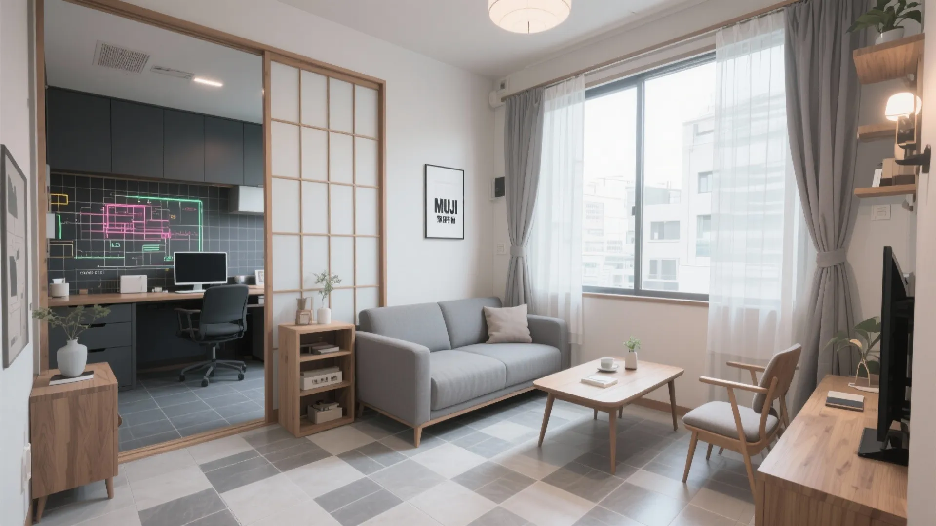 Tips 1: 東京小戸型の床はVCTで“用途ゾーニング”すると散らからない