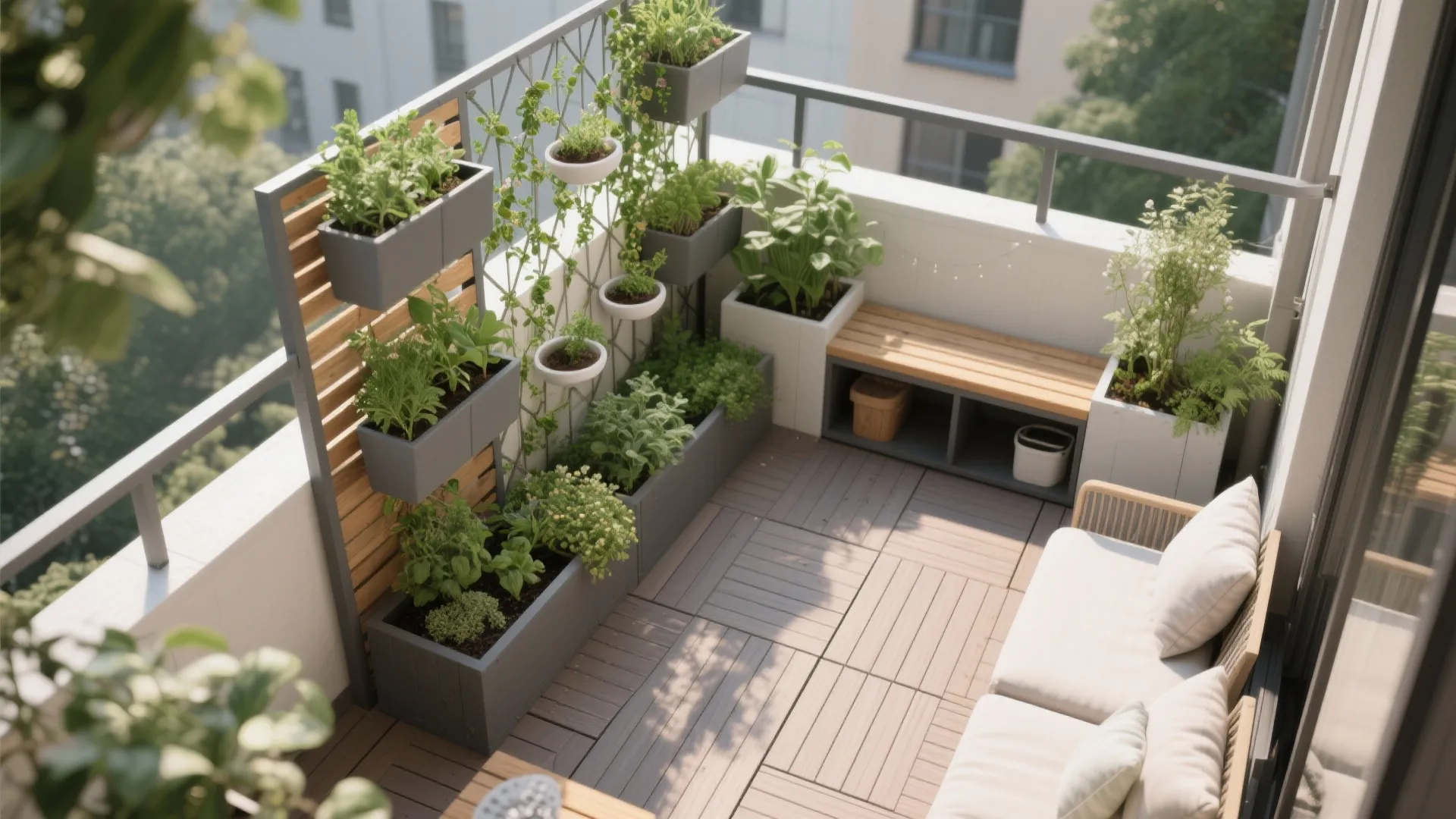 Vertical Garden for Privacy, Shade, and Fresh Green
