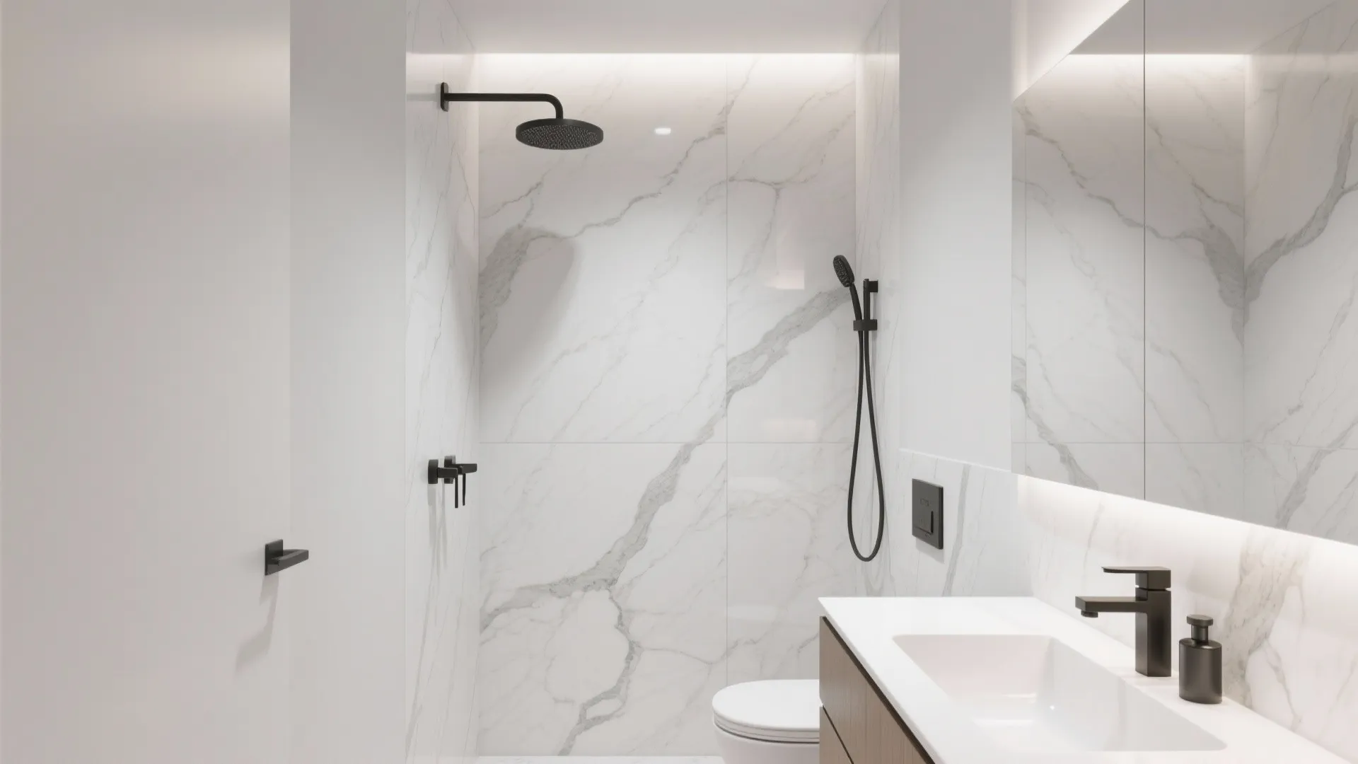 Stone Statement: Veined Whites for Quiet Drama