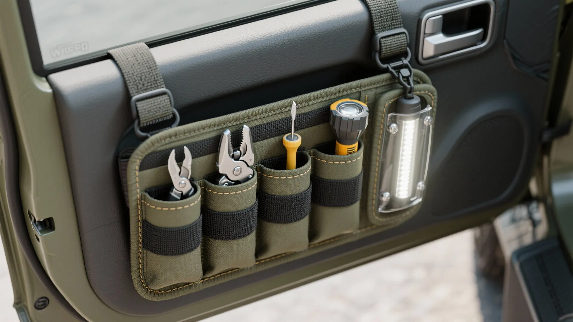 1. Slim Velcro Tool Roll