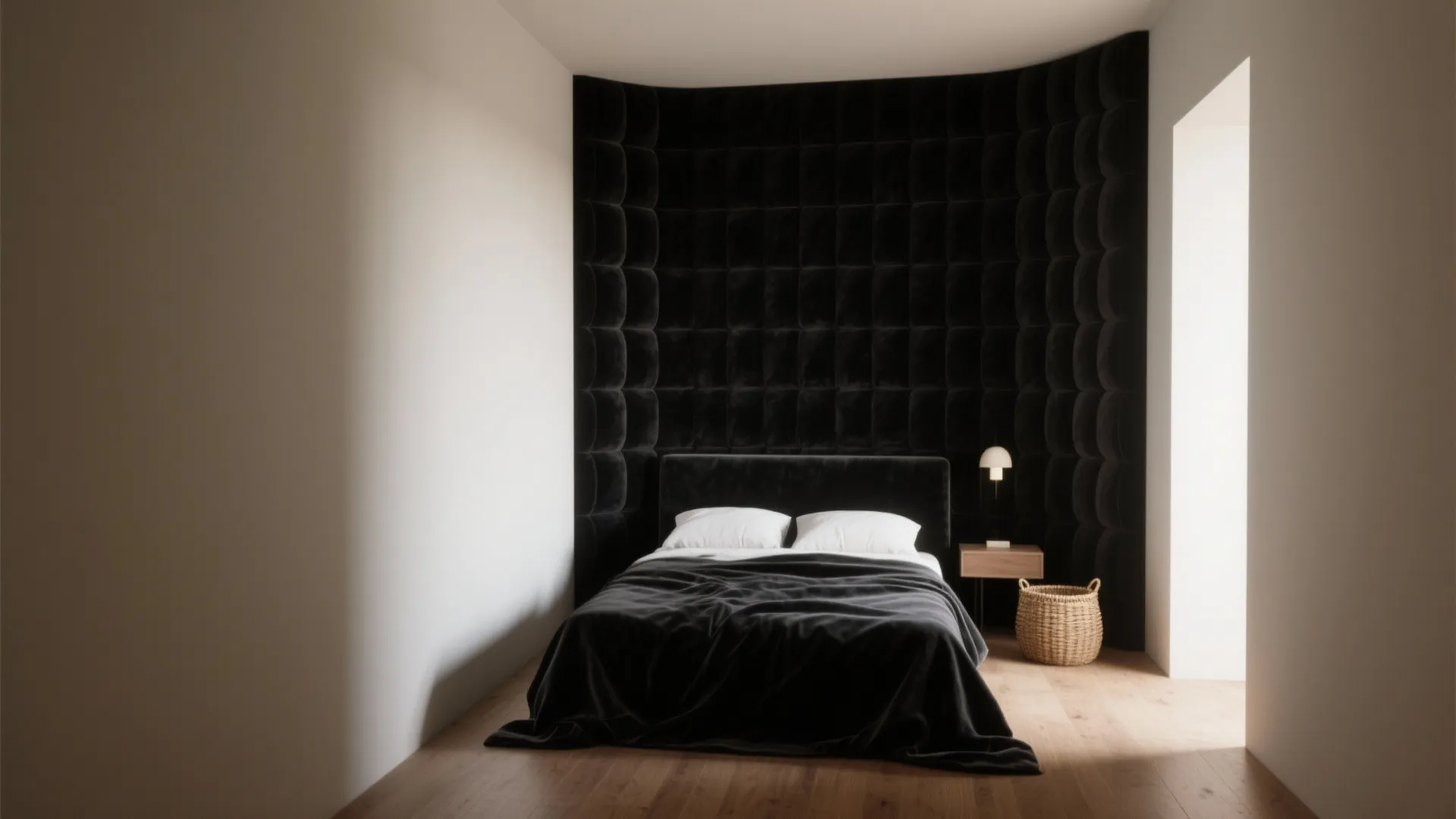 1. Velvet Accent Wall