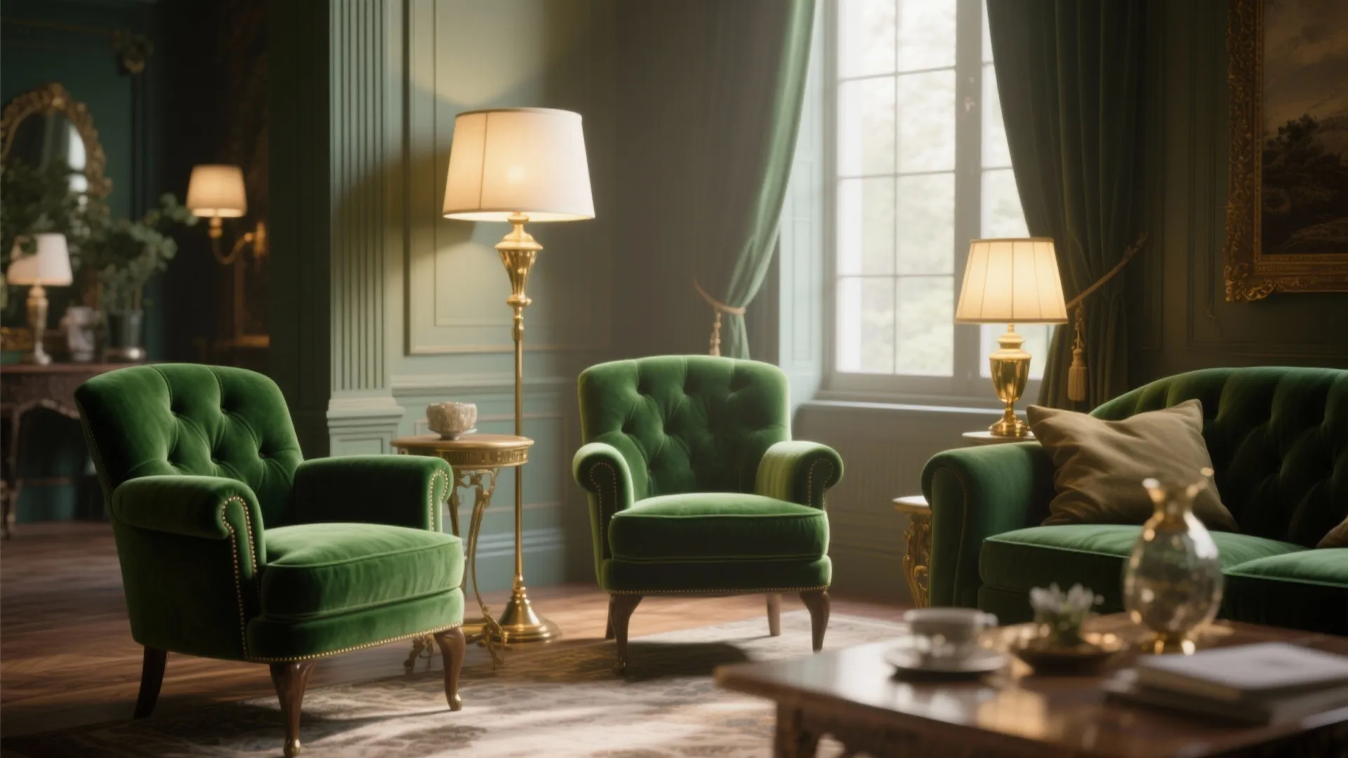 Velvet Upholstery Accents