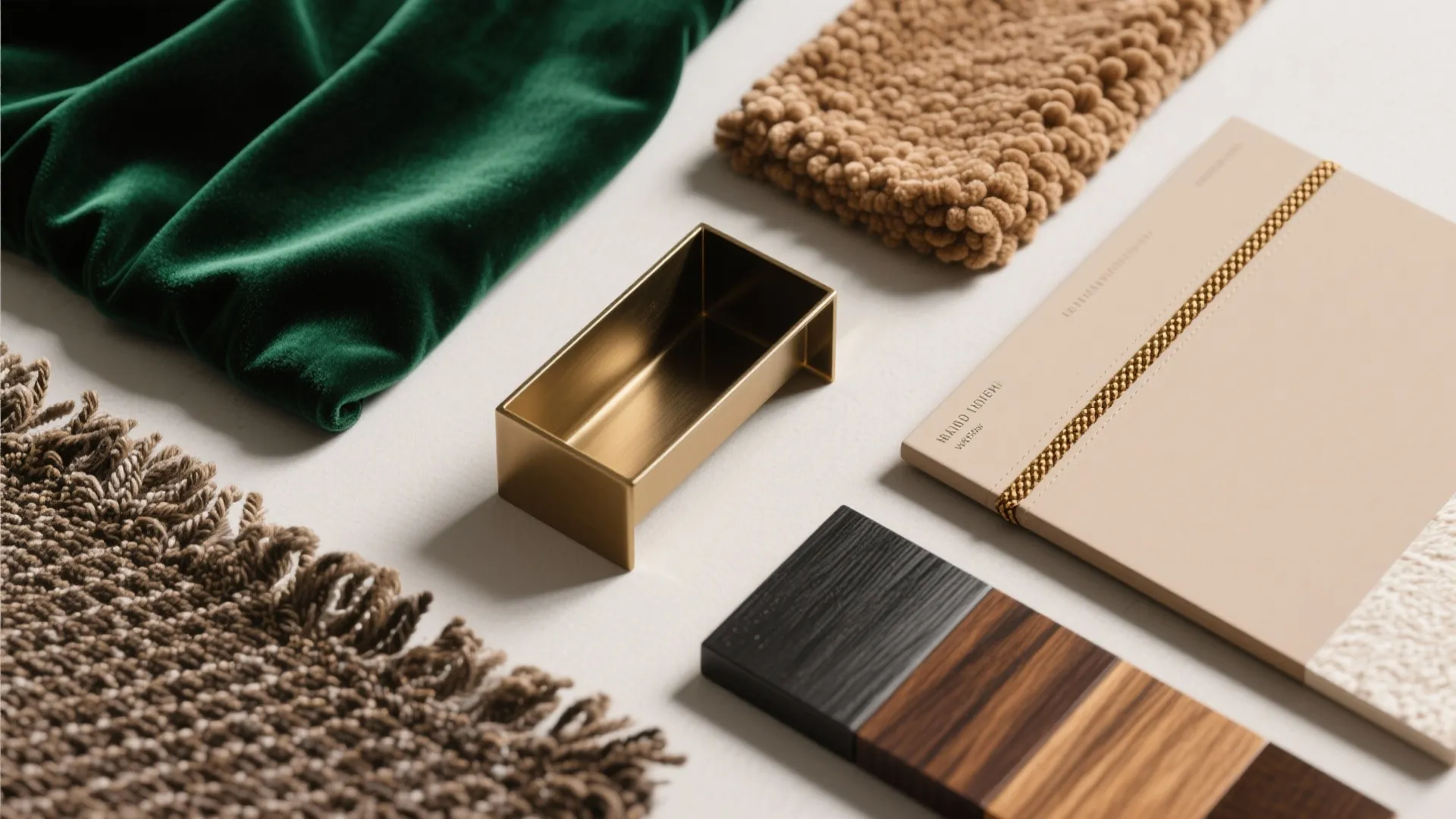 High-Touch Materials: Velvet, Bouclé, and Metal Details