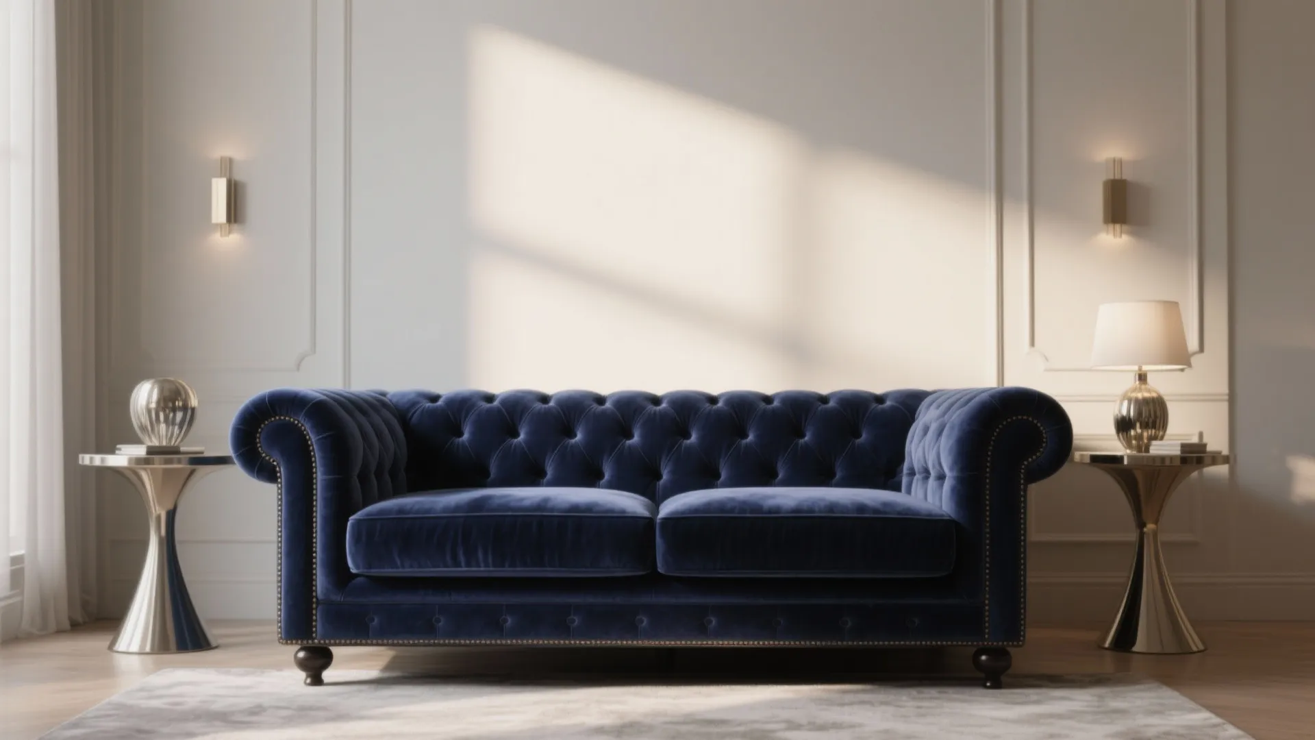 2. Velvet Chesterfield Charm