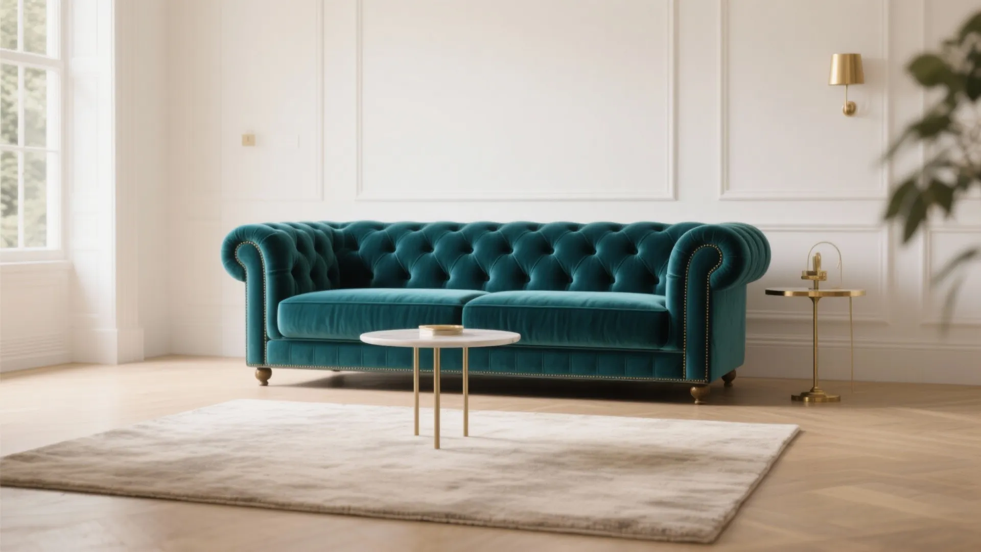 Statement Velvet or Tailored Linen: Color, Tufting, and Proportion