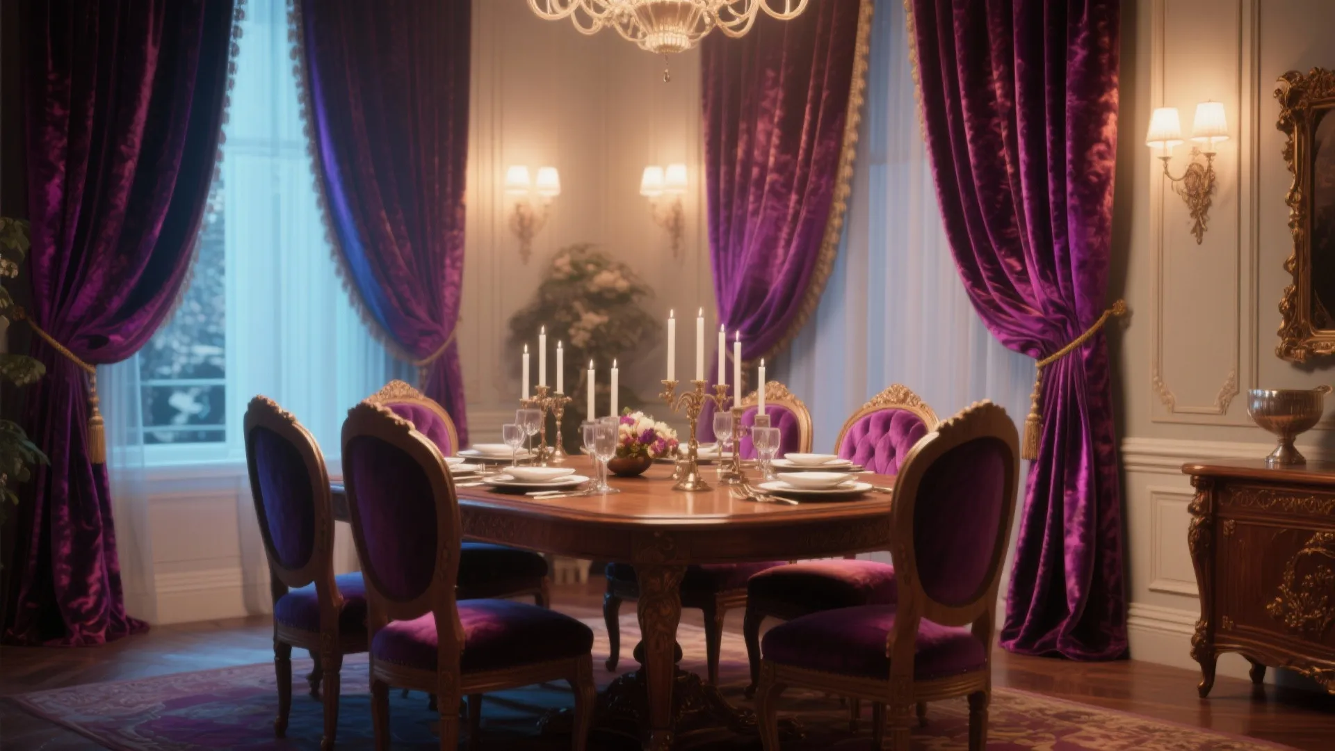 6. Velvet for Luxe Dining