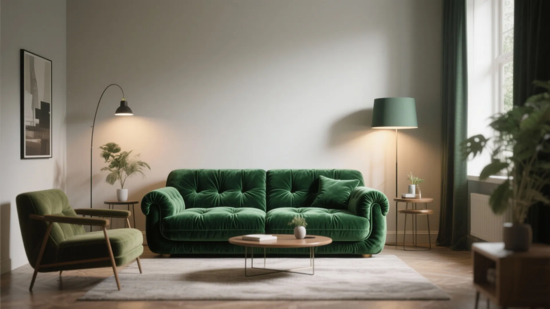 6. Velvet Upholstered Futon